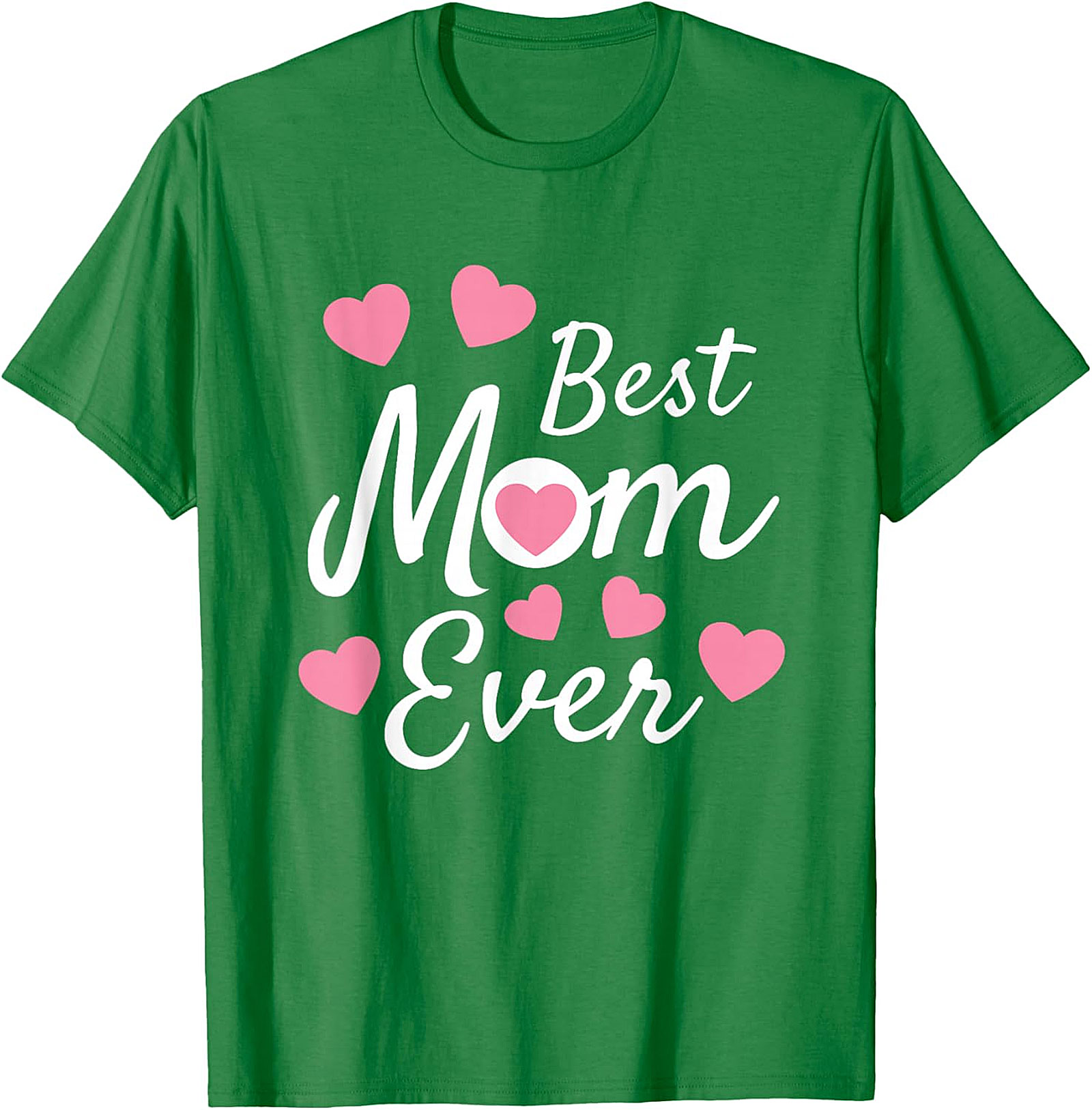 Best Mom Ever T-Shirt Cute Heart Graphic Tee for Mom