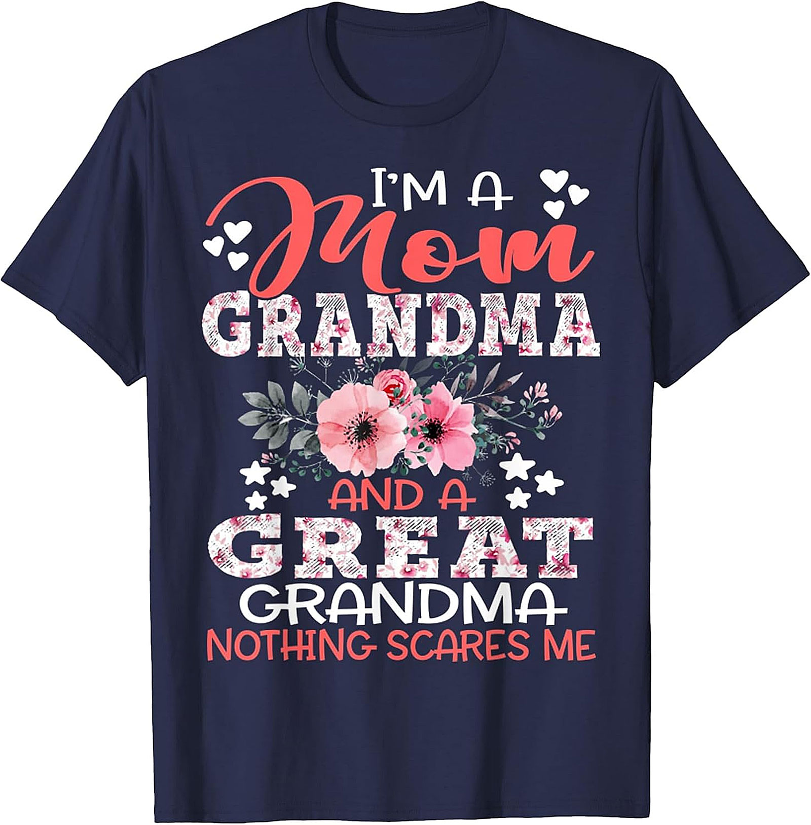 Mom Grandma Great Grandma T-Shirt | Floral Matriarch Tee