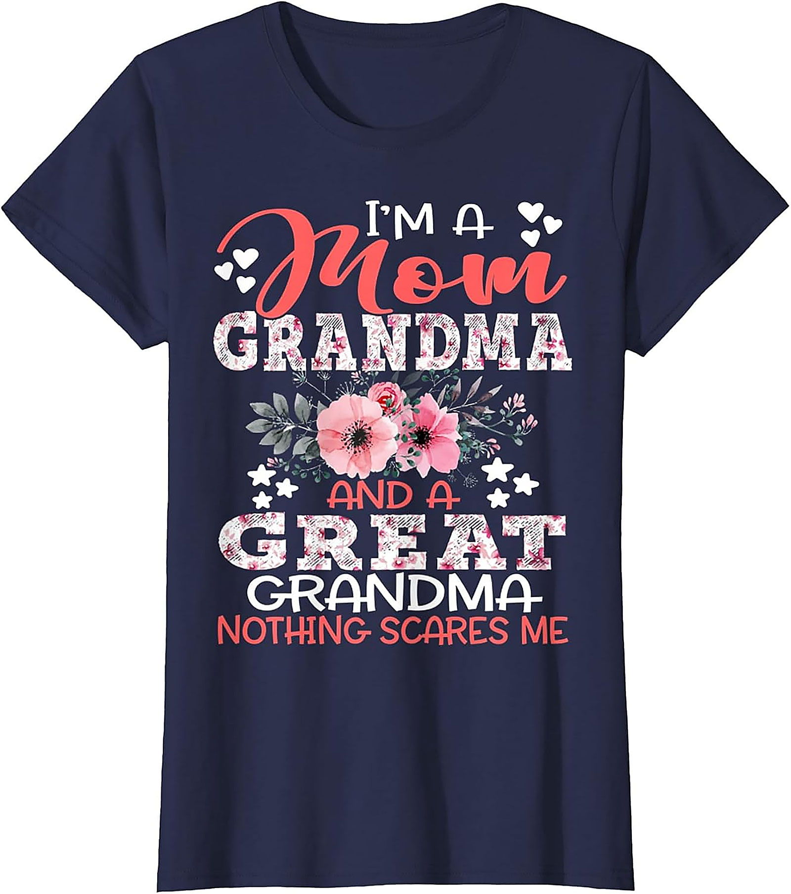 Mom Grandma Great Grandma T-Shirt | Floral Matriarch Tee