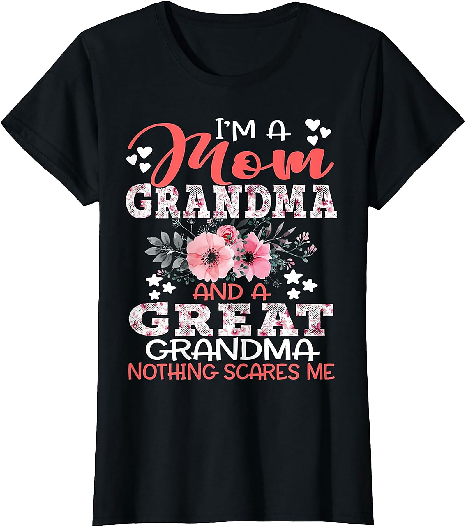 Mom Grandma Great Grandma T-Shirt | Floral Matriarch Tee
