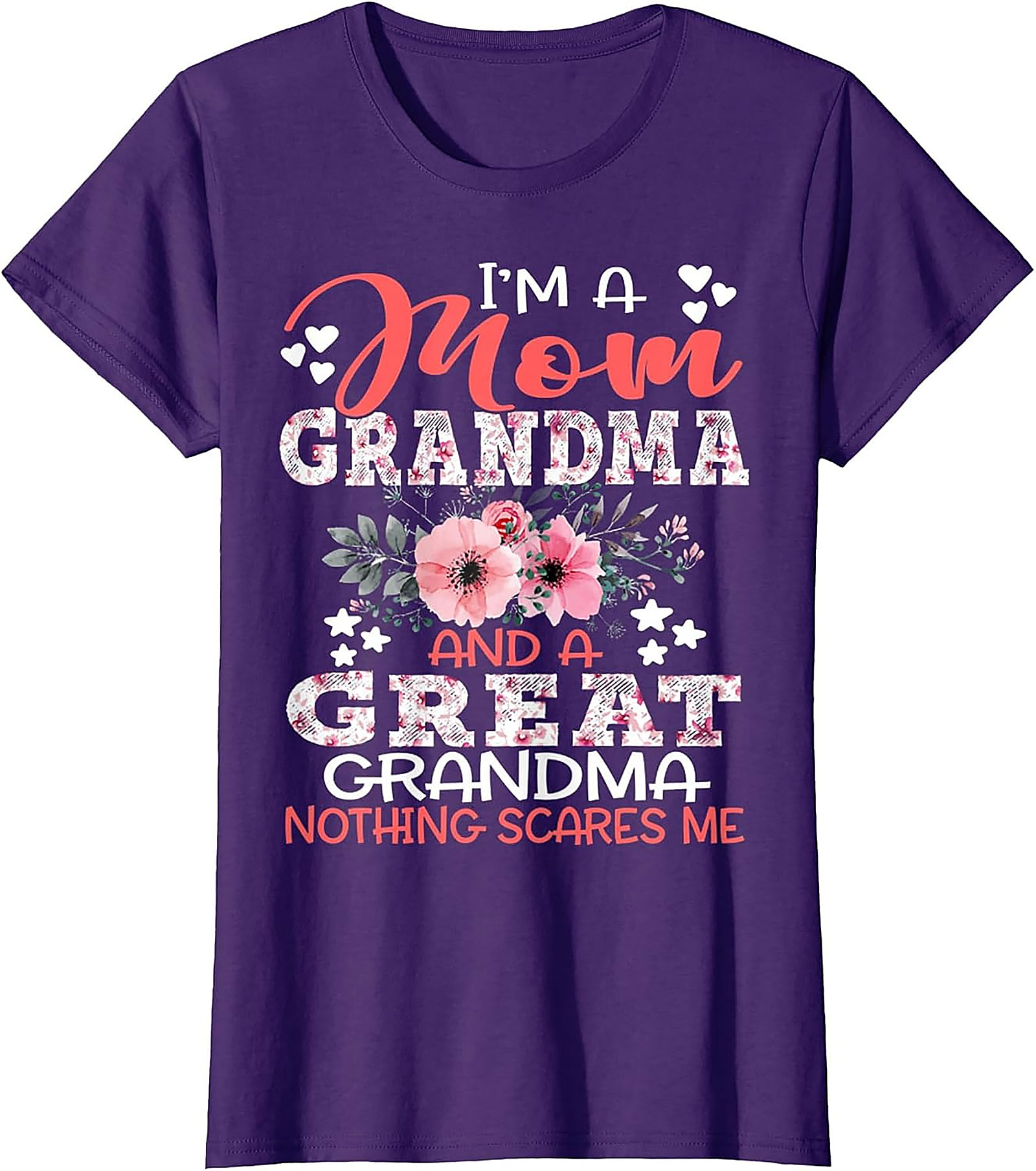 Mom Grandma Great Grandma T-Shirt | Floral Matriarch Tee
