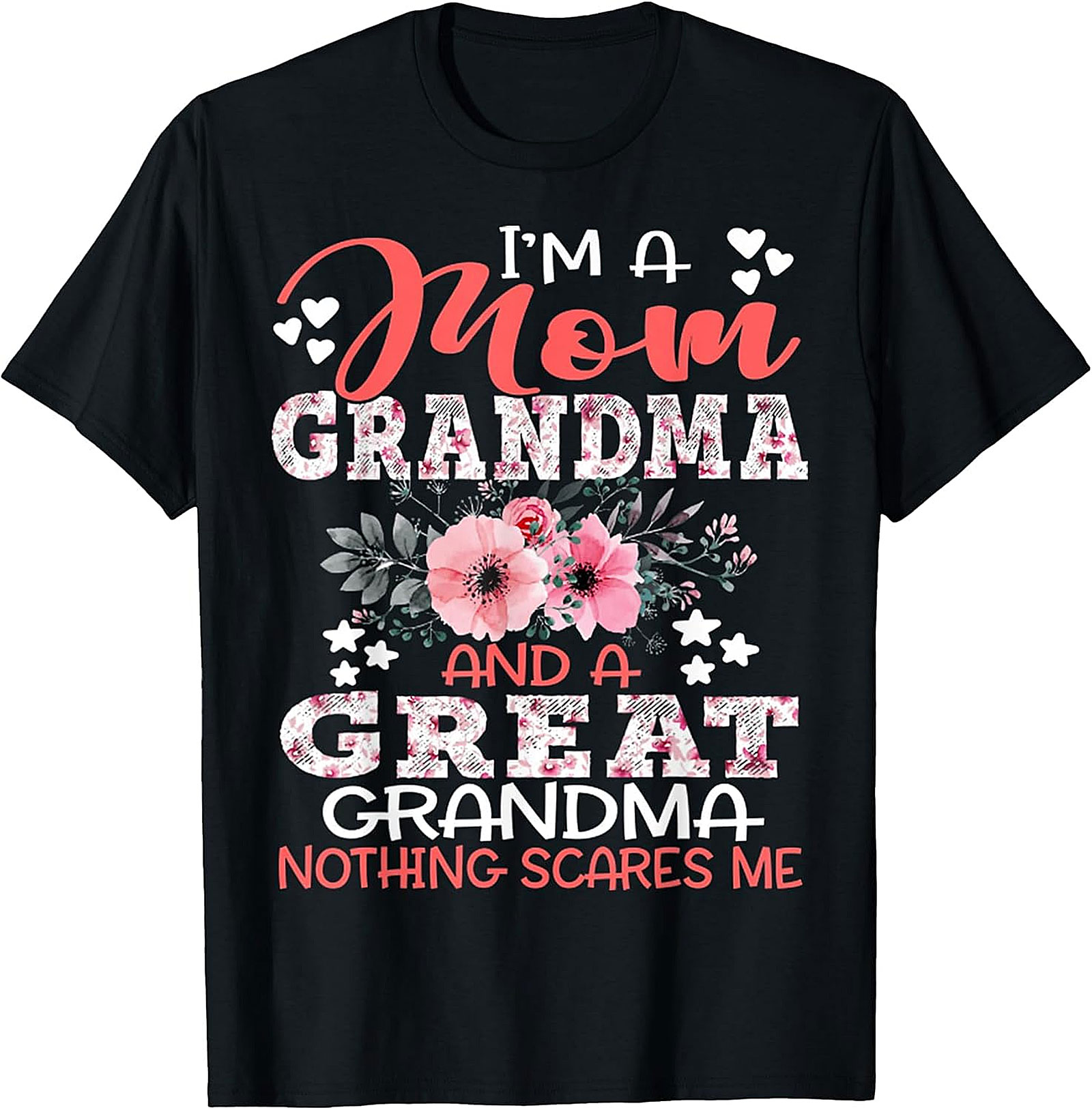 Mom Grandma Great Grandma T-Shirt | Floral Matriarch Tee