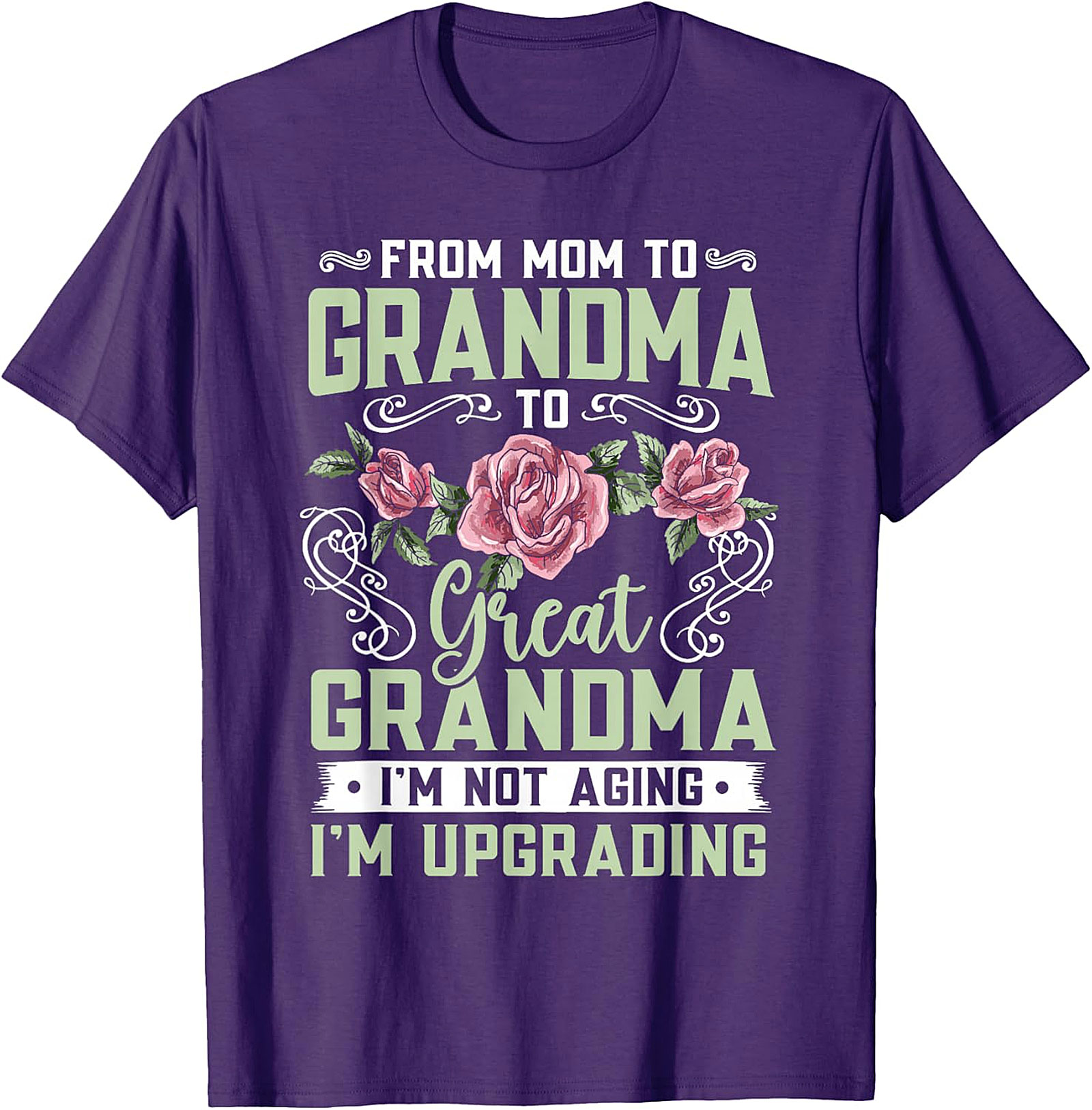 Great Grandma T-Shirt | Mom to Grandma Upgrade Graphic Tee