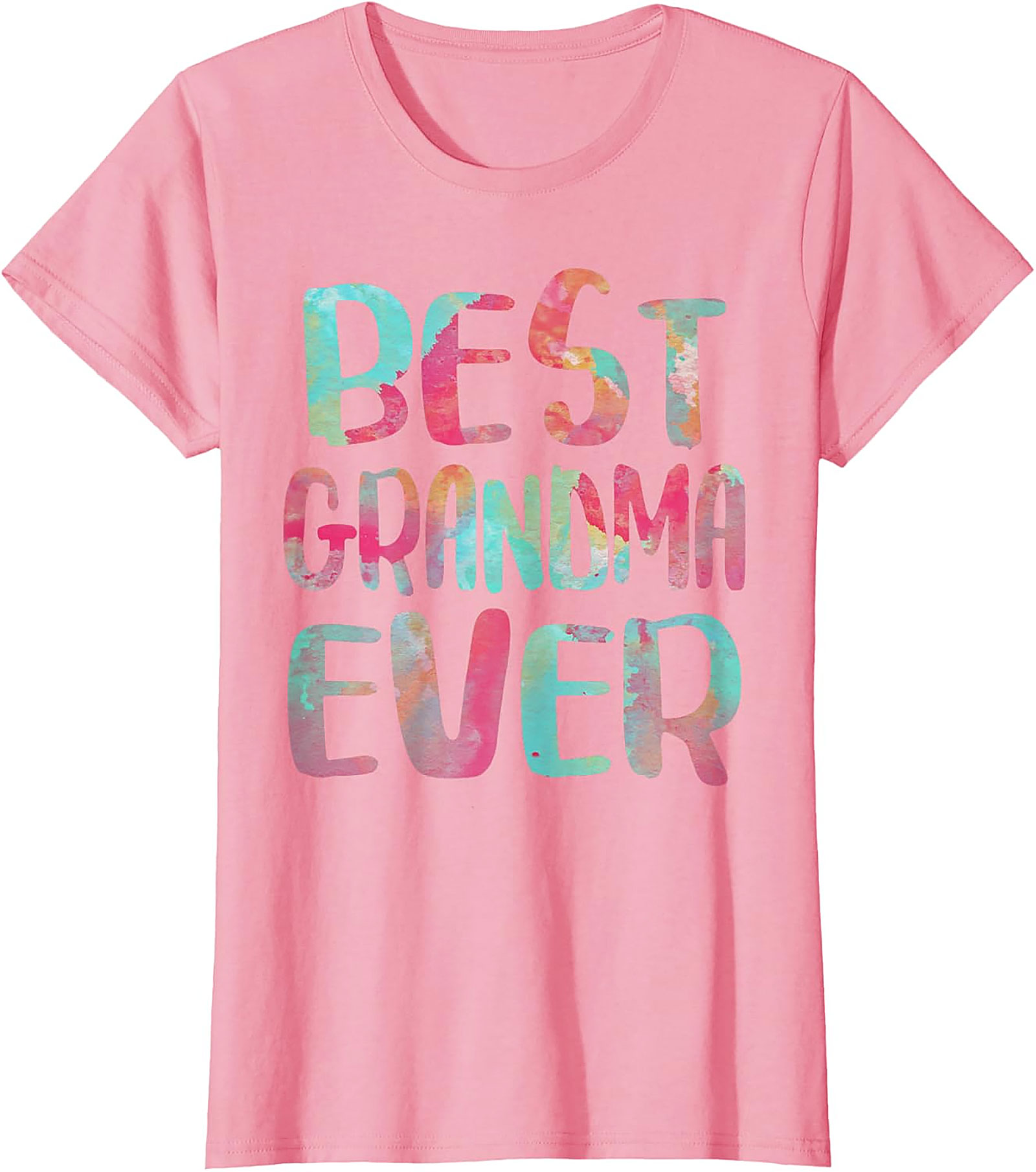 Best Grandma Ever T-Shirt | Colorful Watercolor Gift Tee