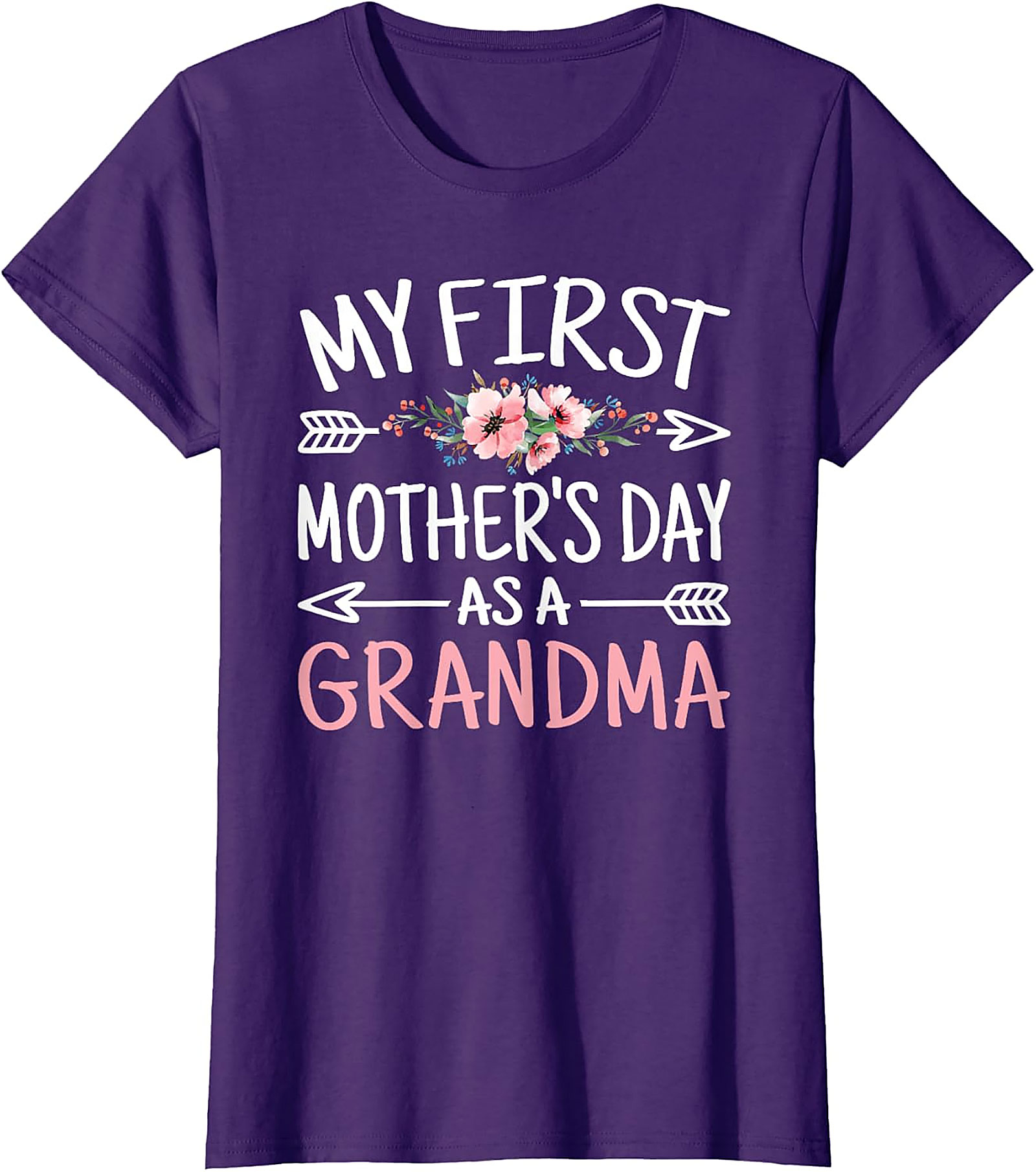 My First Mother's Day Grandma T-Shirt | New Grandma Gift Tee