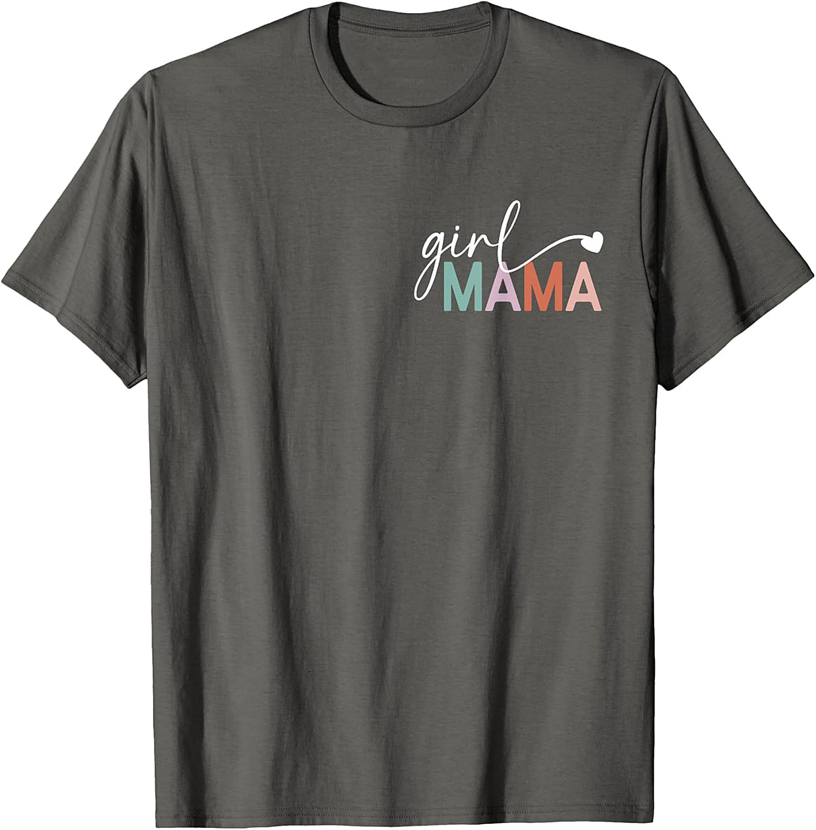  Girl Mama T-shirt Minimalist Graphic Tee for Moms