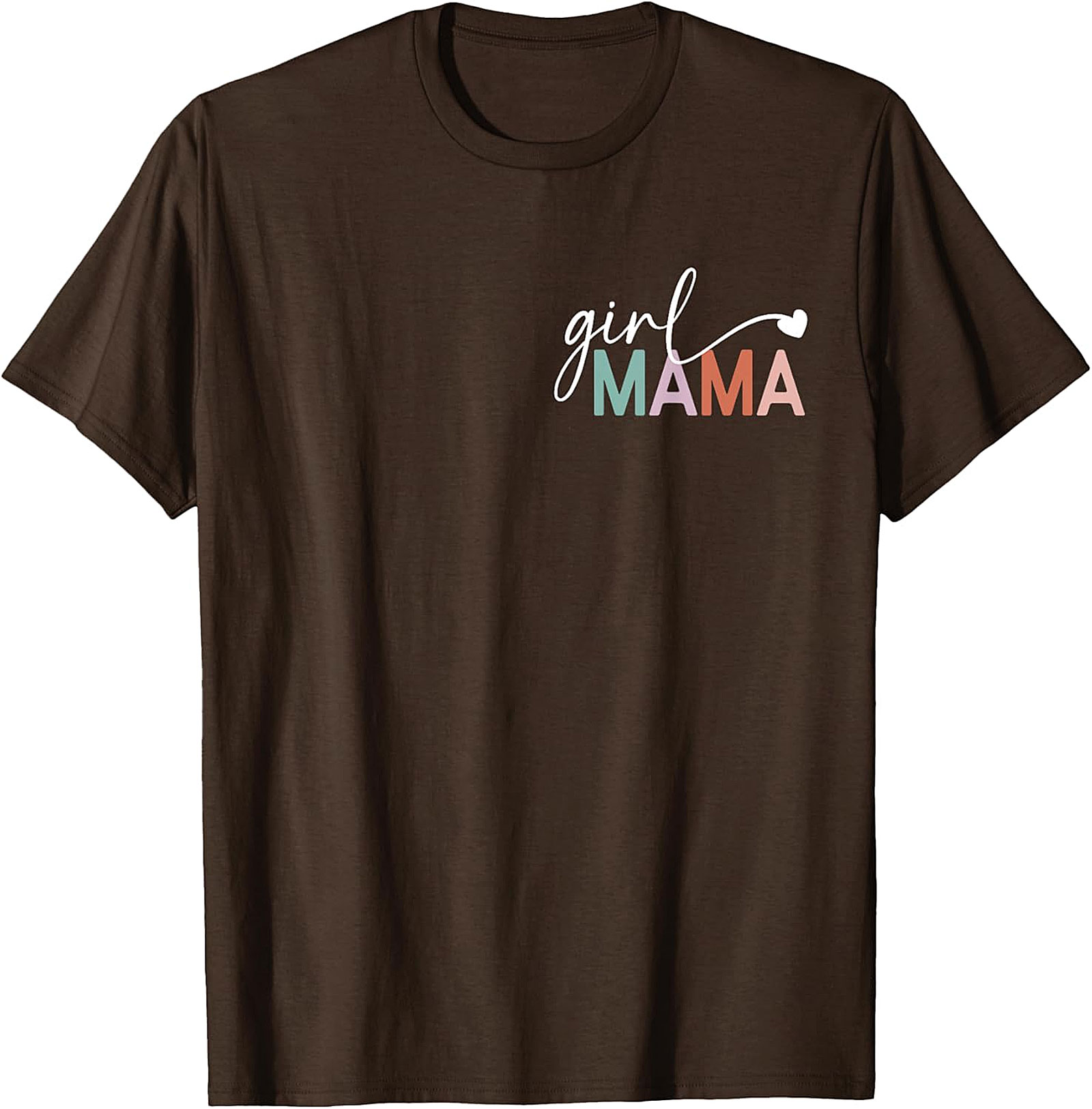  Girl Mama T-shirt Minimalist Graphic Tee for Moms