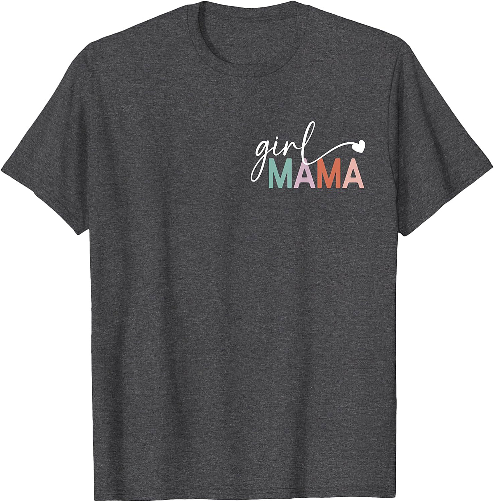  Girl Mama T-shirt Minimalist Graphic Tee for Moms