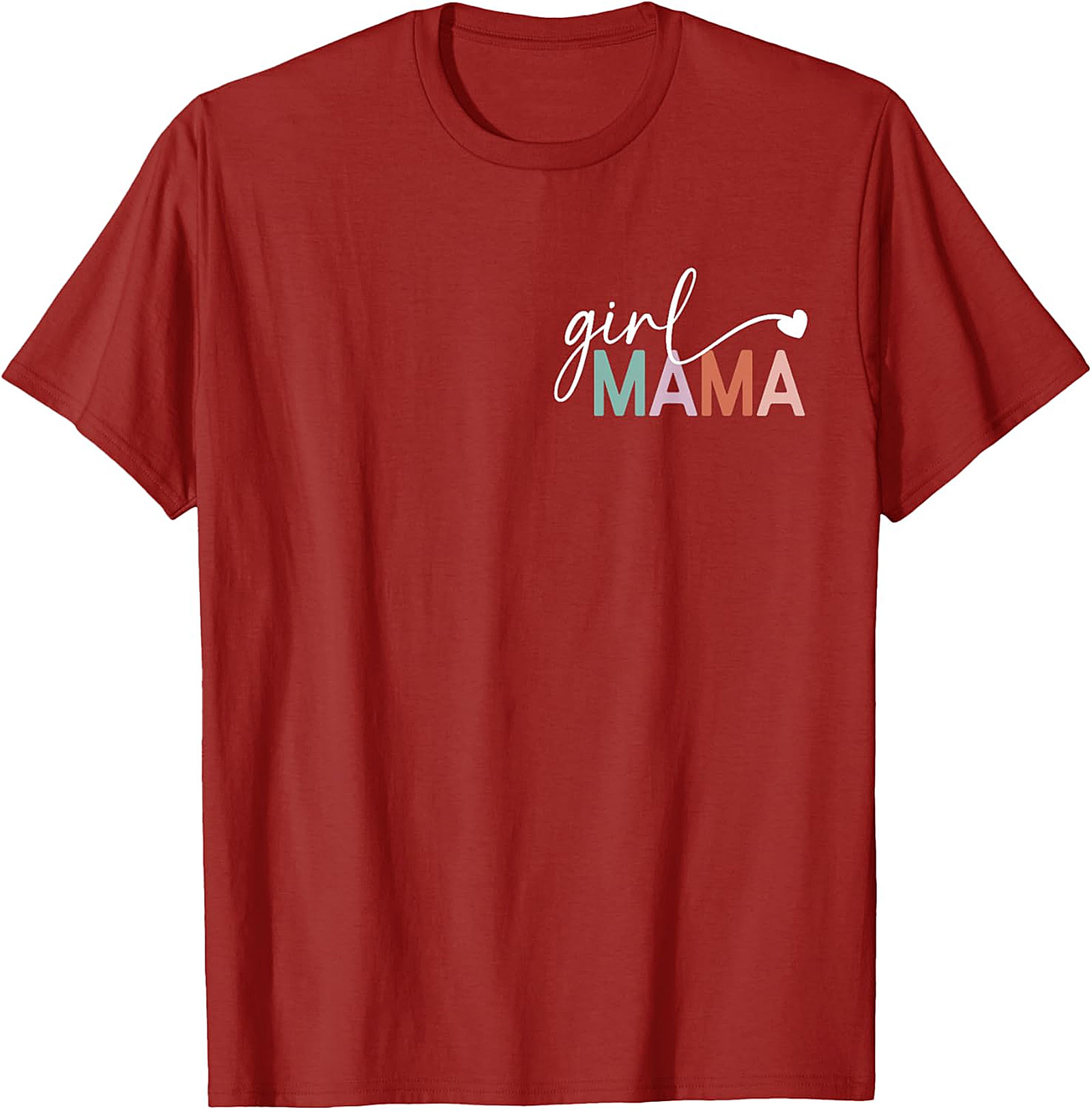  Girl Mama T-shirt Minimalist Graphic Tee for Moms