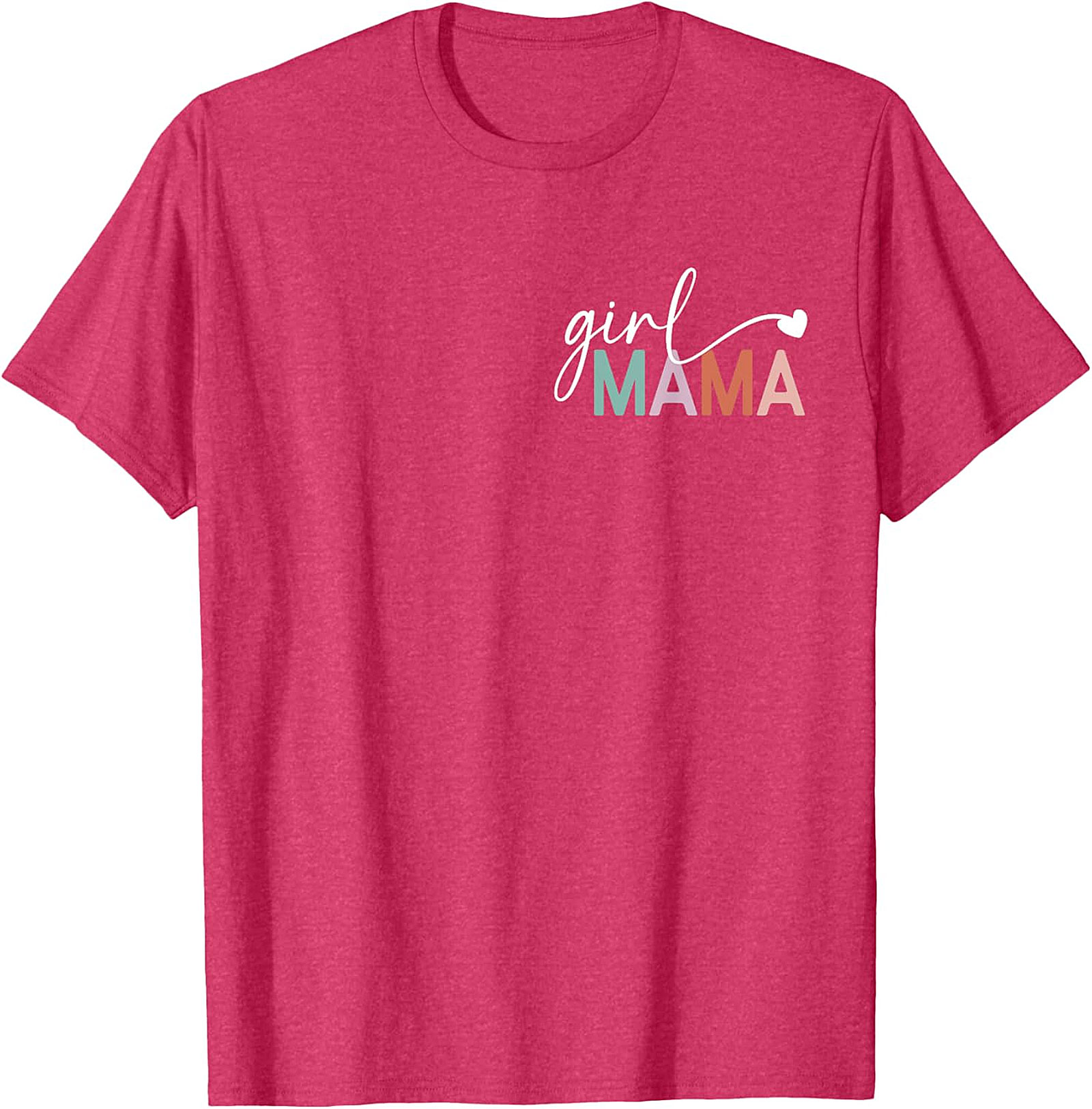  Girl Mama T-shirt Minimalist Graphic Tee for Moms