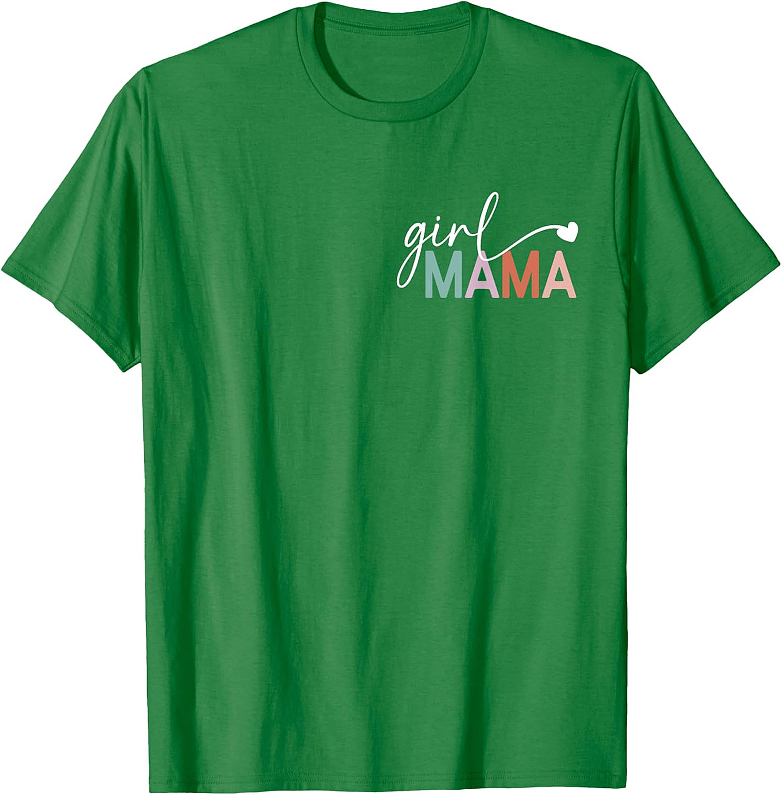  Girl Mama T-shirt Minimalist Graphic Tee for Moms