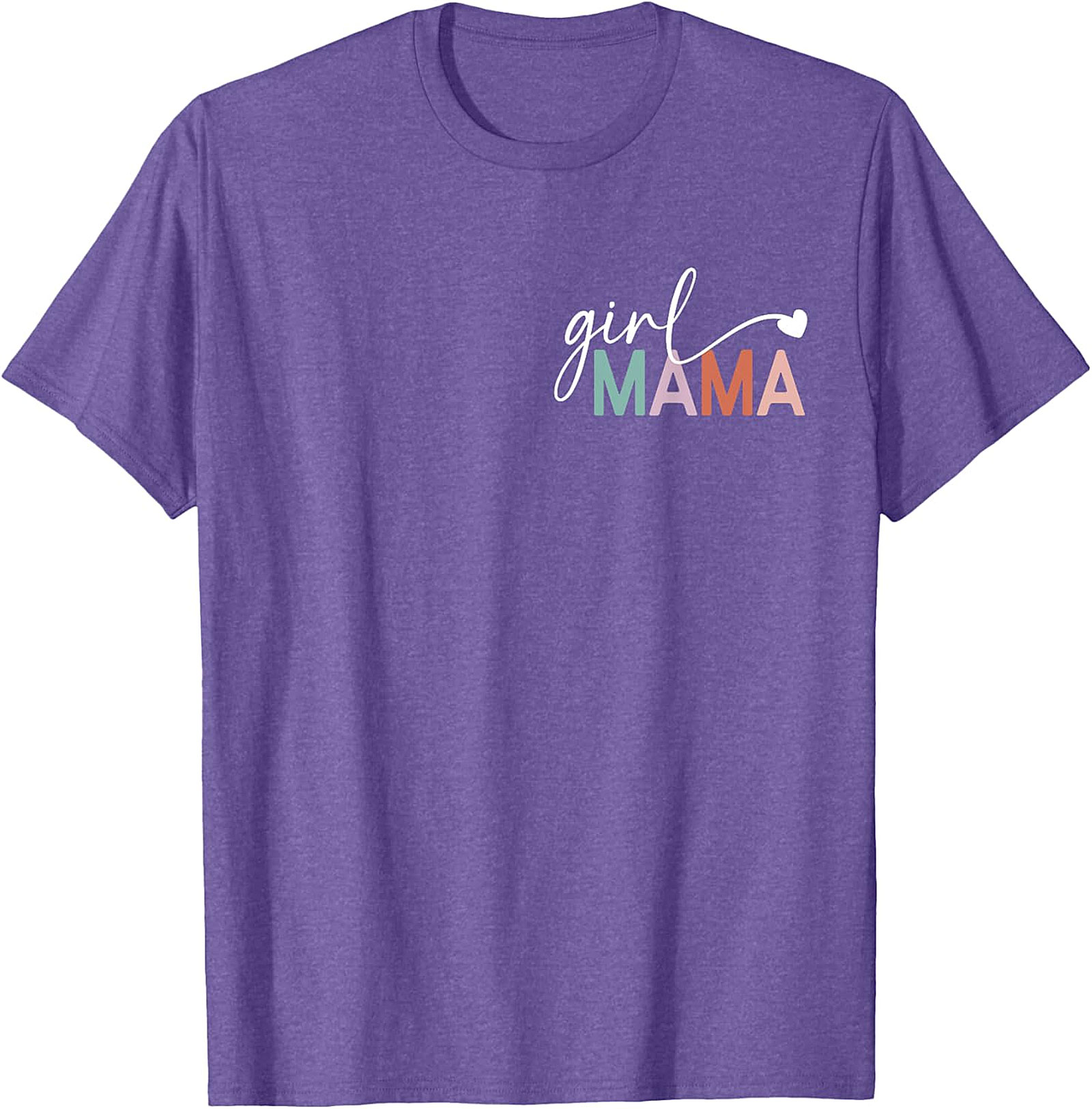  Girl Mama T-shirt Minimalist Graphic Tee for Moms