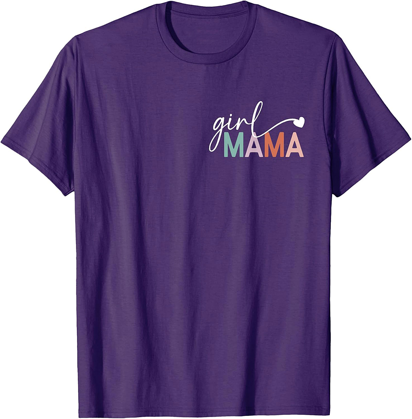  Girl Mama T-shirt Minimalist Graphic Tee for Moms