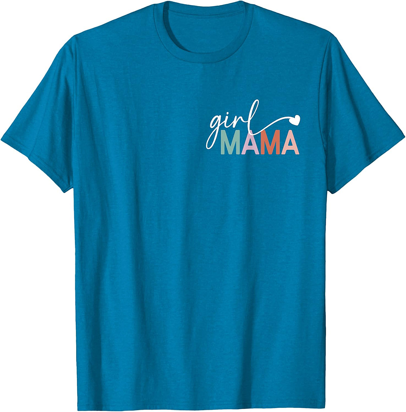  Girl Mama T-shirt Minimalist Graphic Tee for Moms
