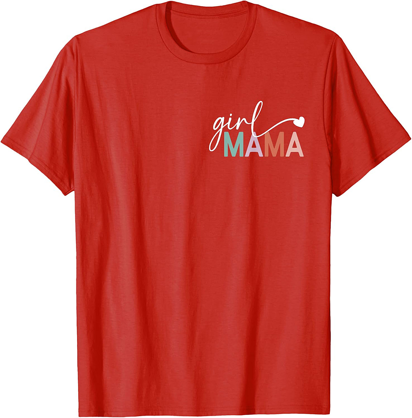  Girl Mama T-shirt Minimalist Graphic Tee for Moms