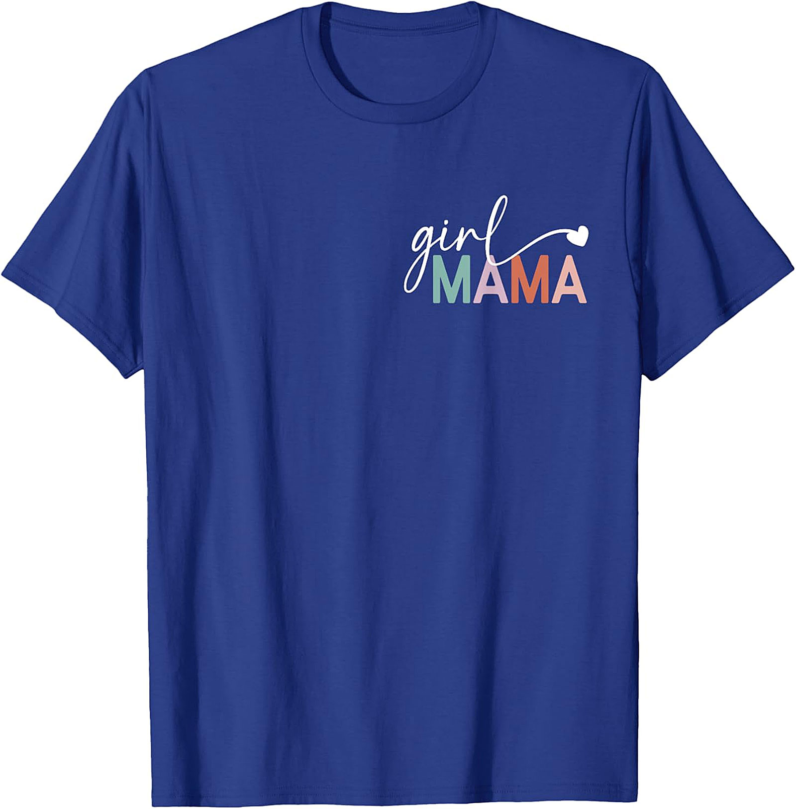  Girl Mama T-shirt Minimalist Graphic Tee for Moms