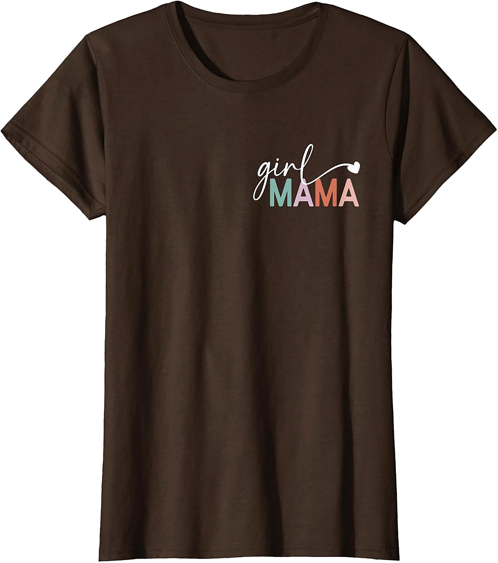  Girl Mama T-shirt Minimalist Graphic Tee for Moms