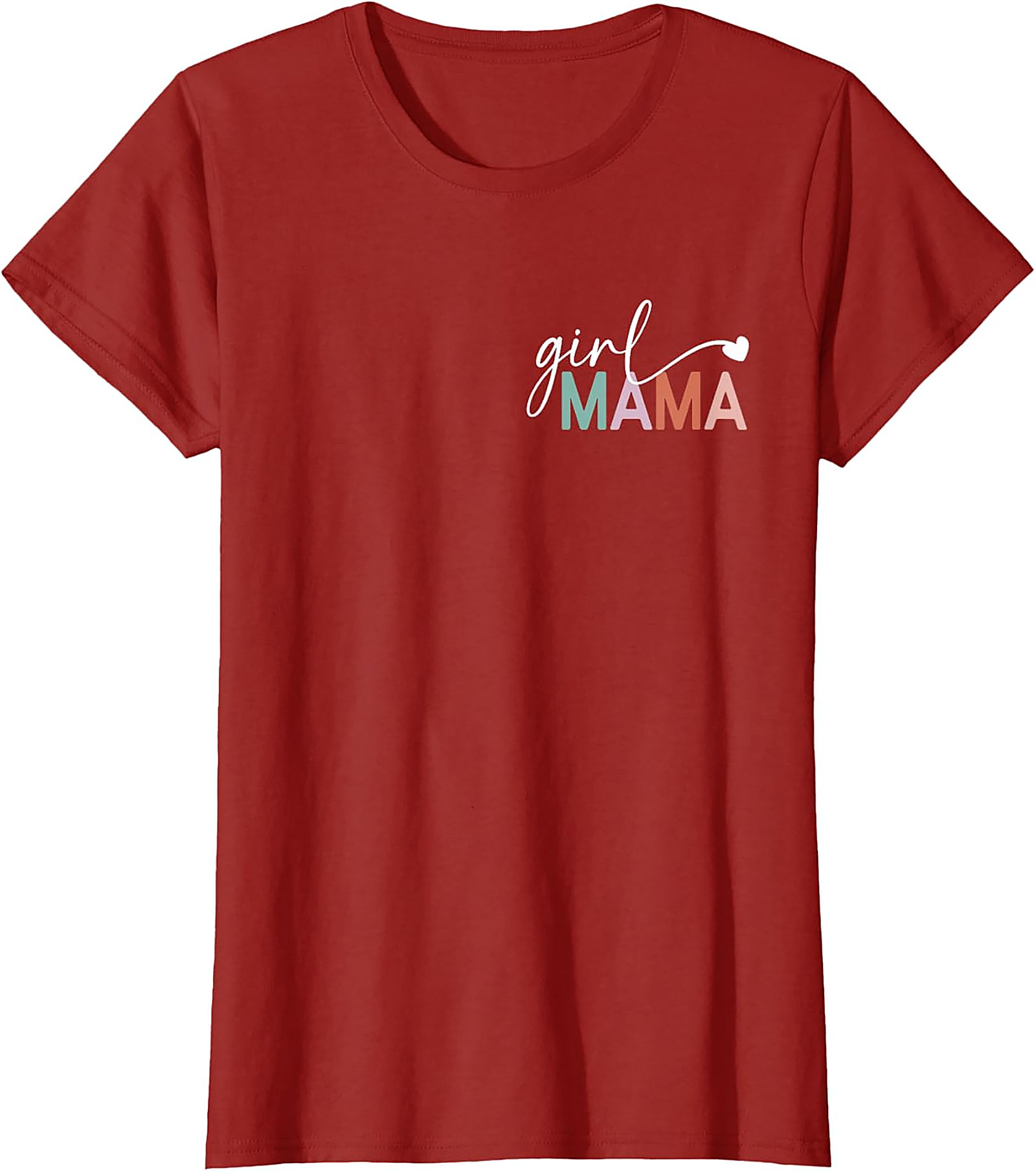  Girl Mama T-shirt Minimalist Graphic Tee for Moms