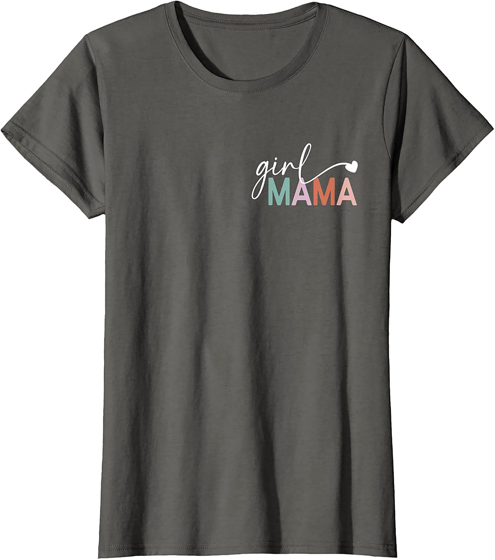  Girl Mama T-shirt Minimalist Graphic Tee for Moms