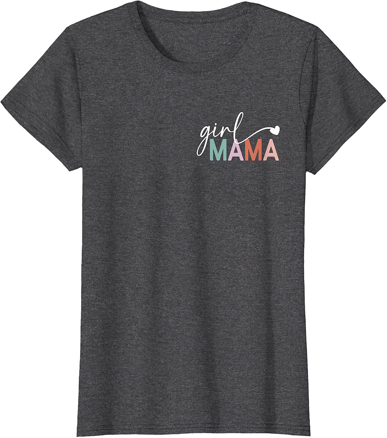  Girl Mama T-shirt Minimalist Graphic Tee for Moms