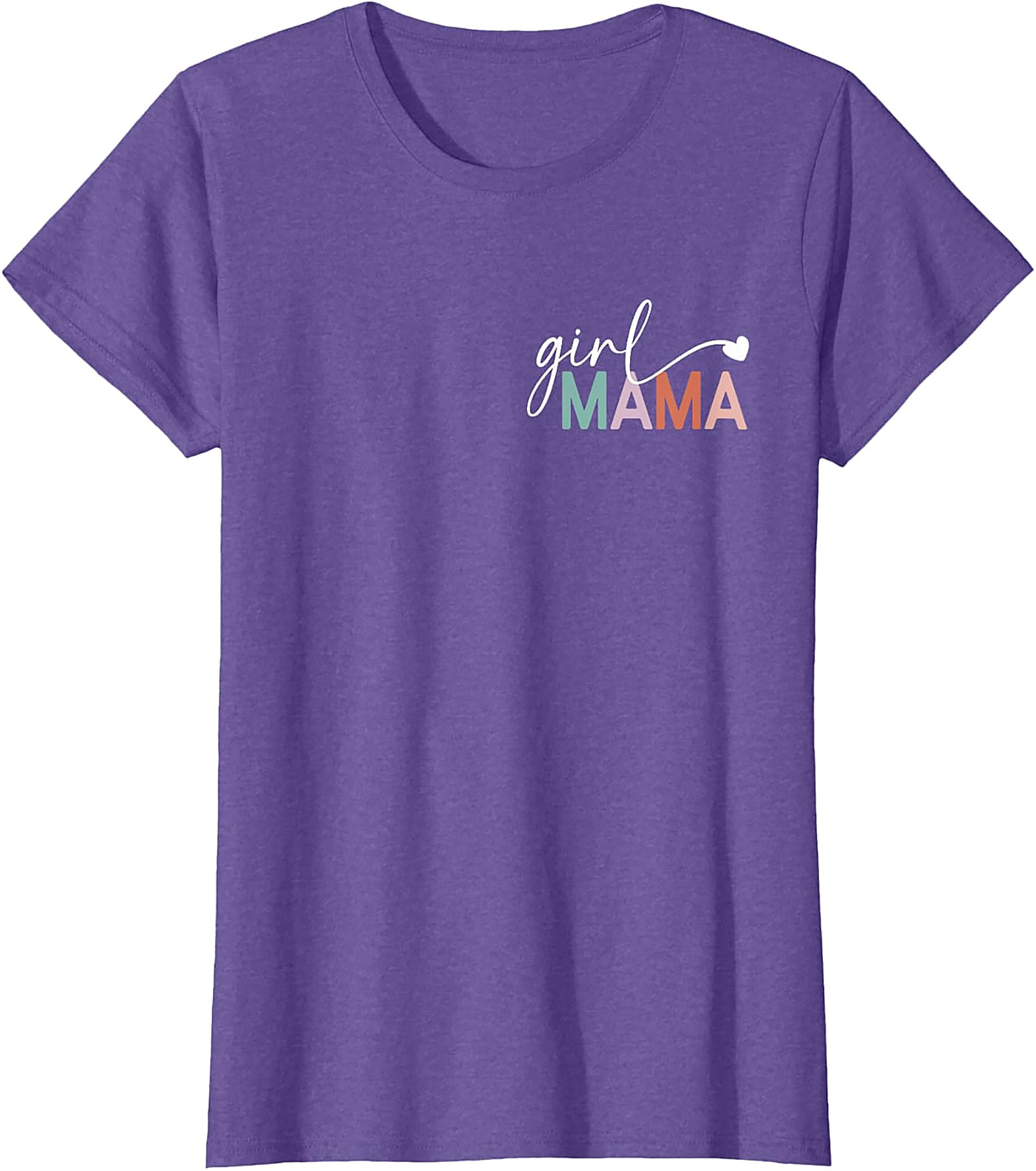  Girl Mama T-shirt Minimalist Graphic Tee for Moms