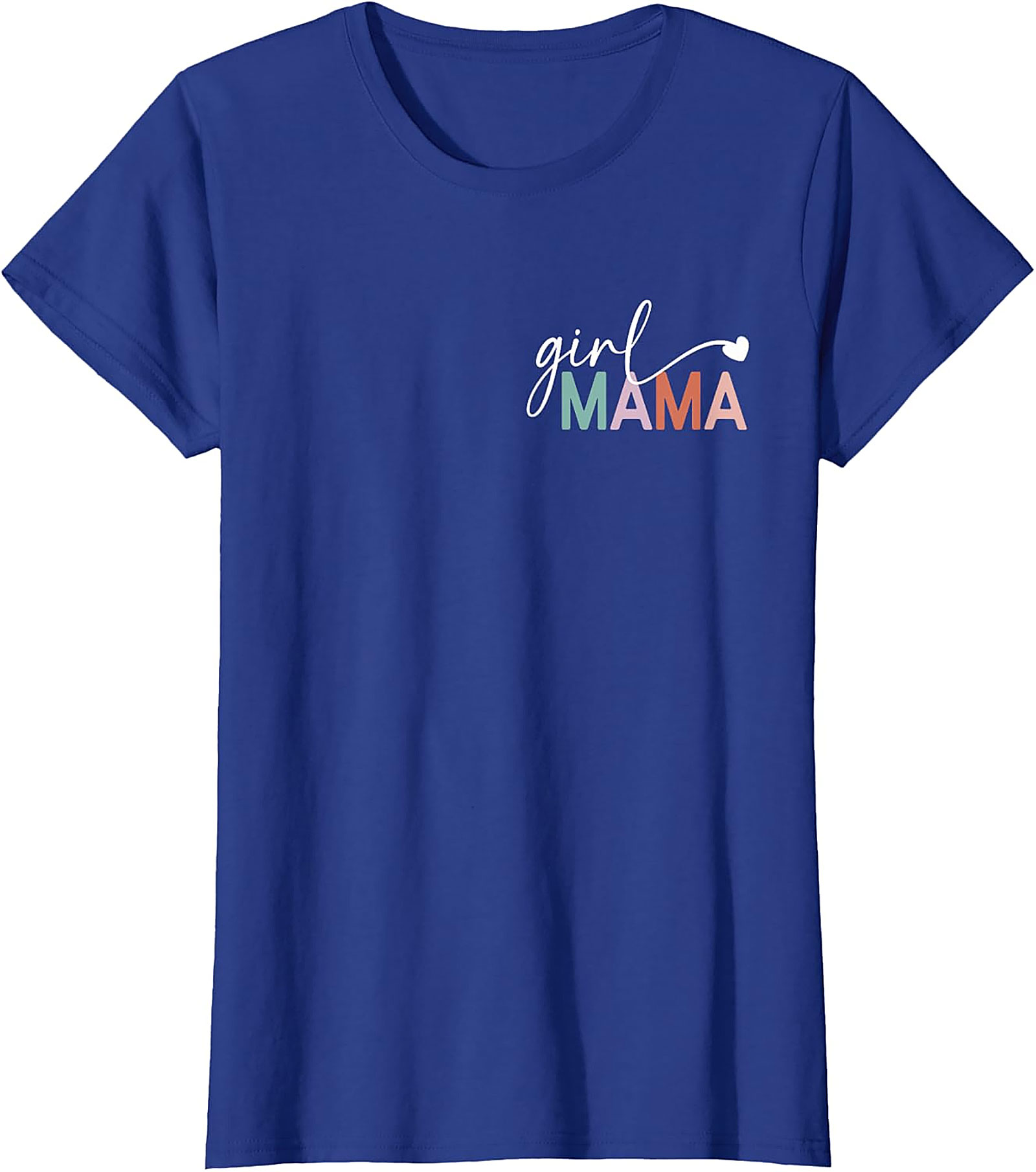  Girl Mama T-shirt Minimalist Graphic Tee for Moms