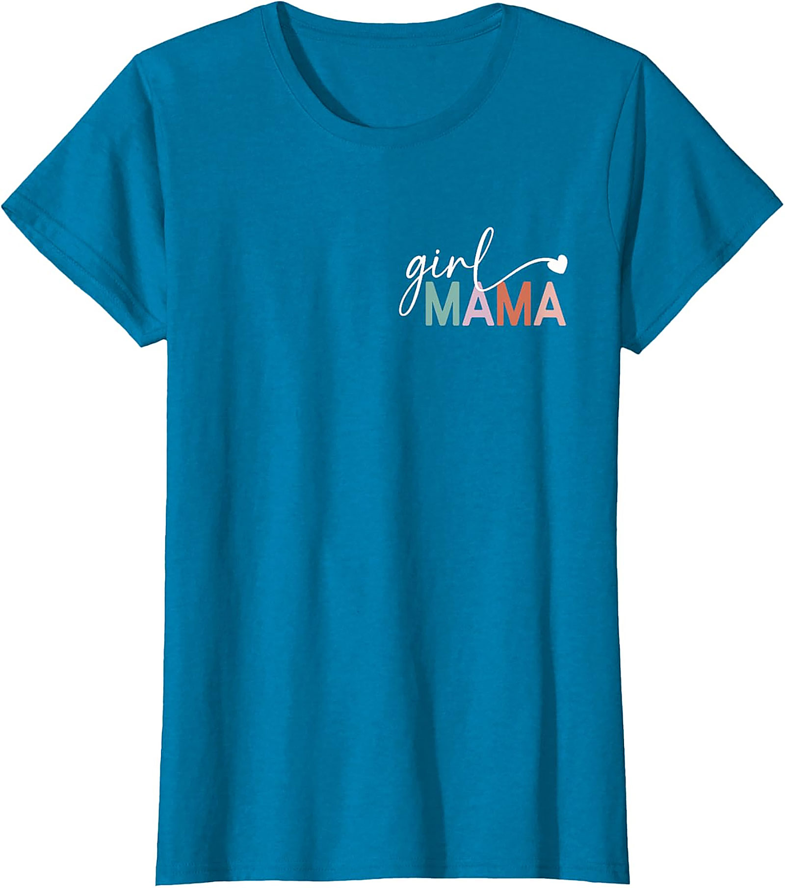  Girl Mama T-shirt Minimalist Graphic Tee for Moms