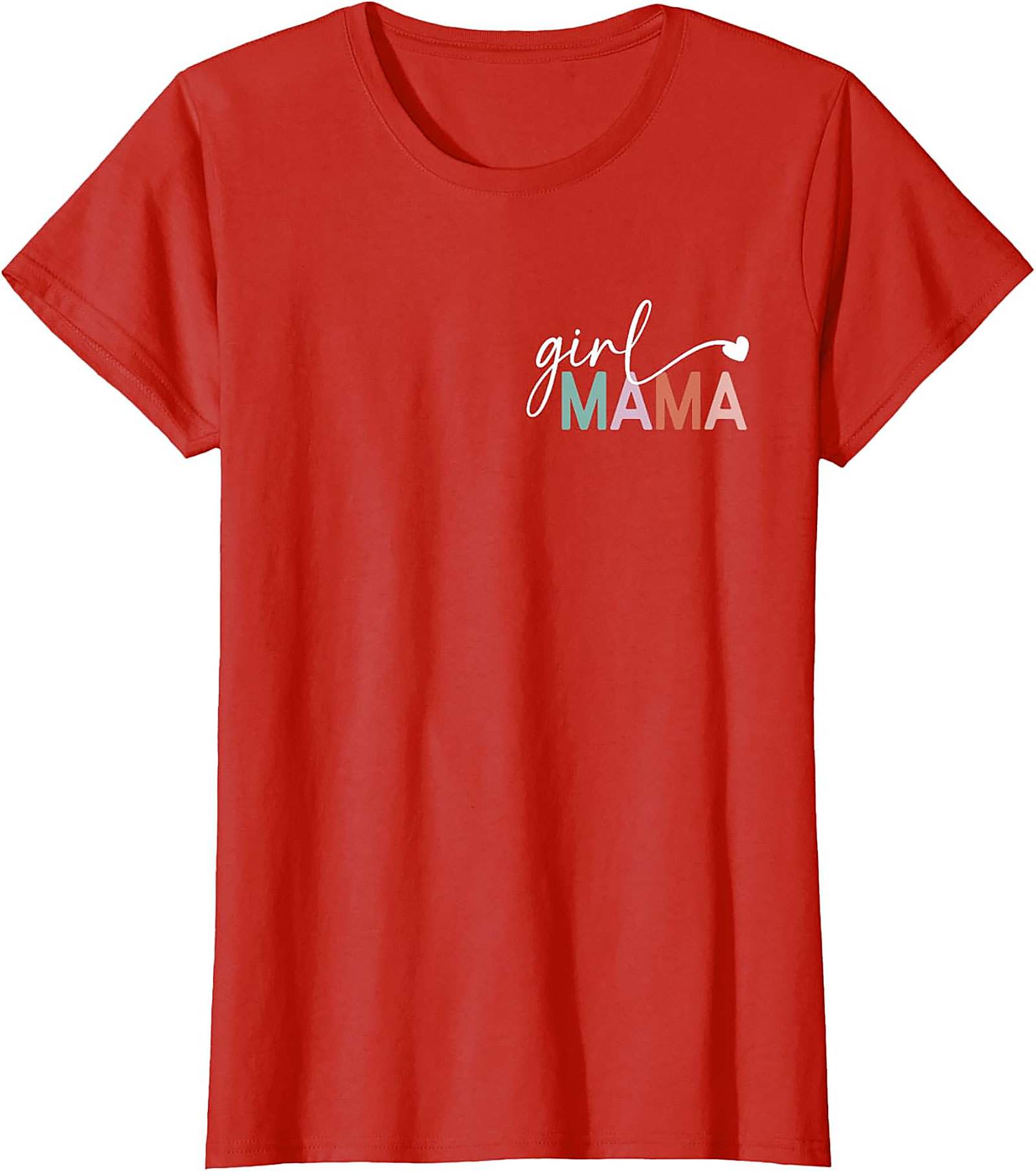  Girl Mama T-shirt Minimalist Graphic Tee for Moms