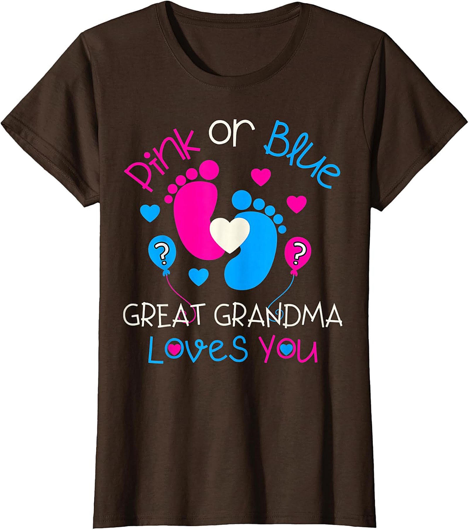  Great Grandma Gender Reveal T-Shirt | Pink or Blue Tee