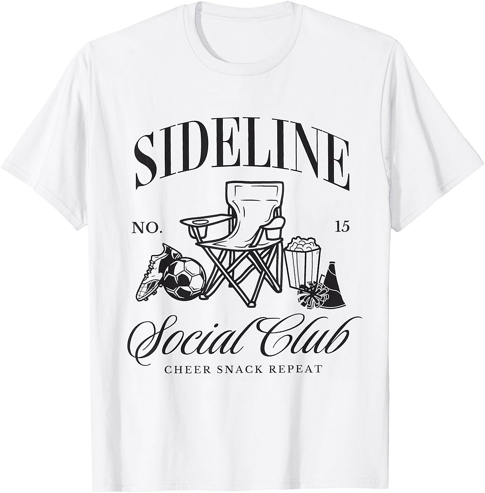 Sideline Social Club T-Shirt Sports Mom Graphic Tee