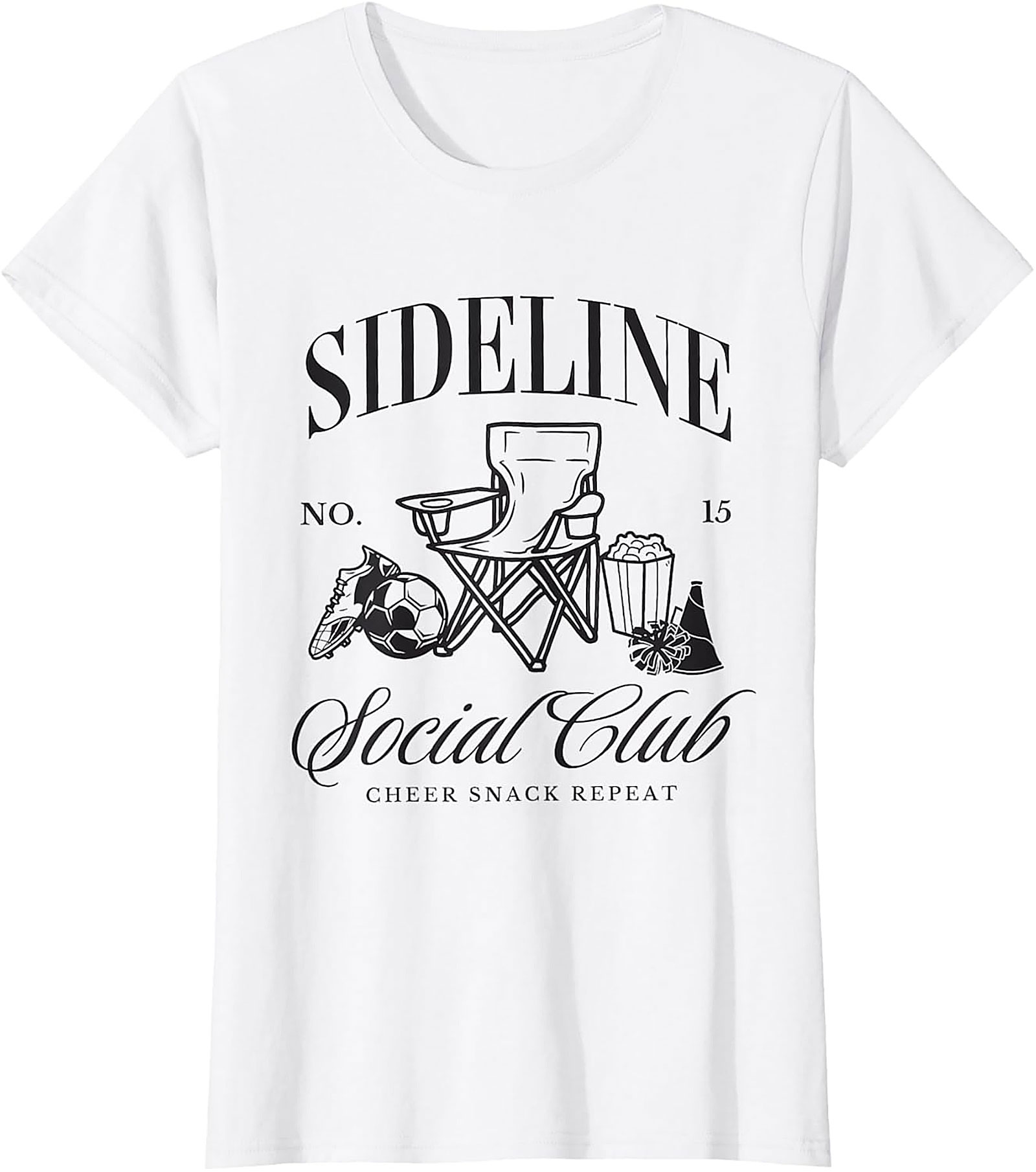 Sideline Social Club T-Shirt Sports Mom Graphic Tee