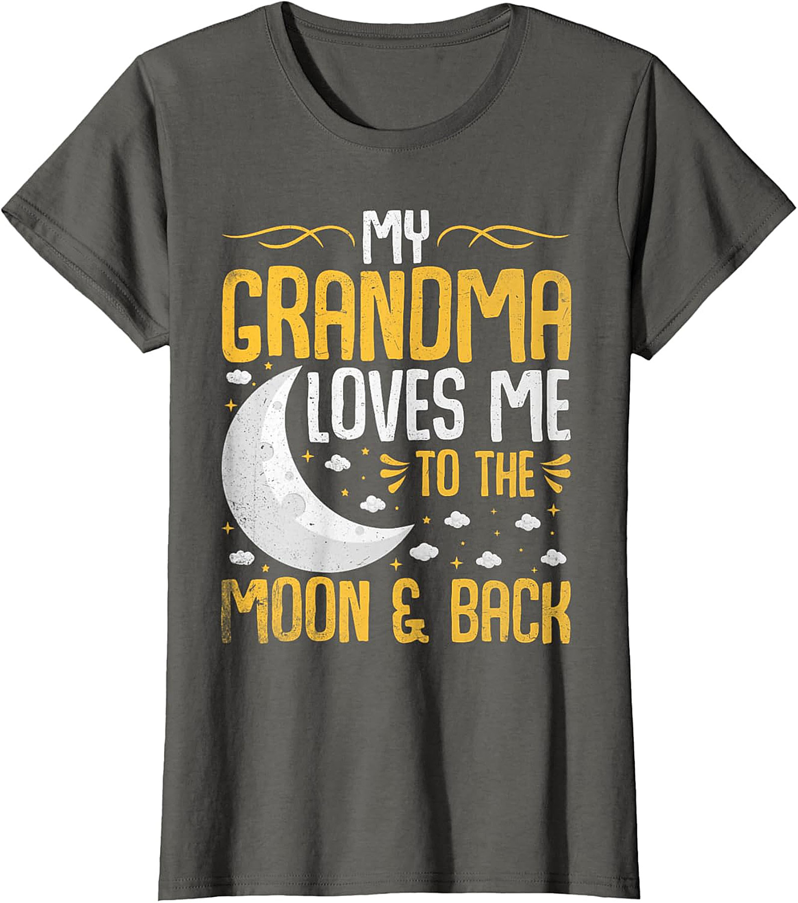  Grandma Loves Me To The Moon & Back T-Shirt | Soft Cotton Tee