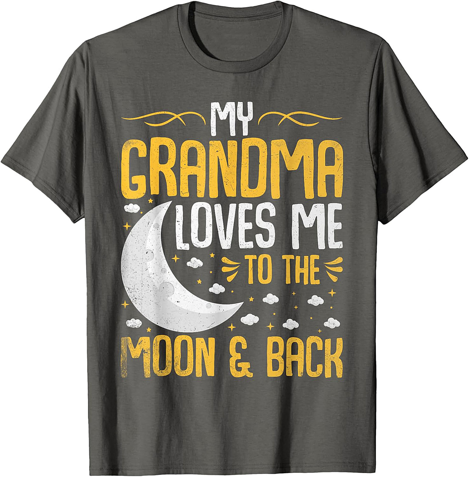 Grandma Loves Me To The Moon & Back T-Shirt | Soft Cotton Tee