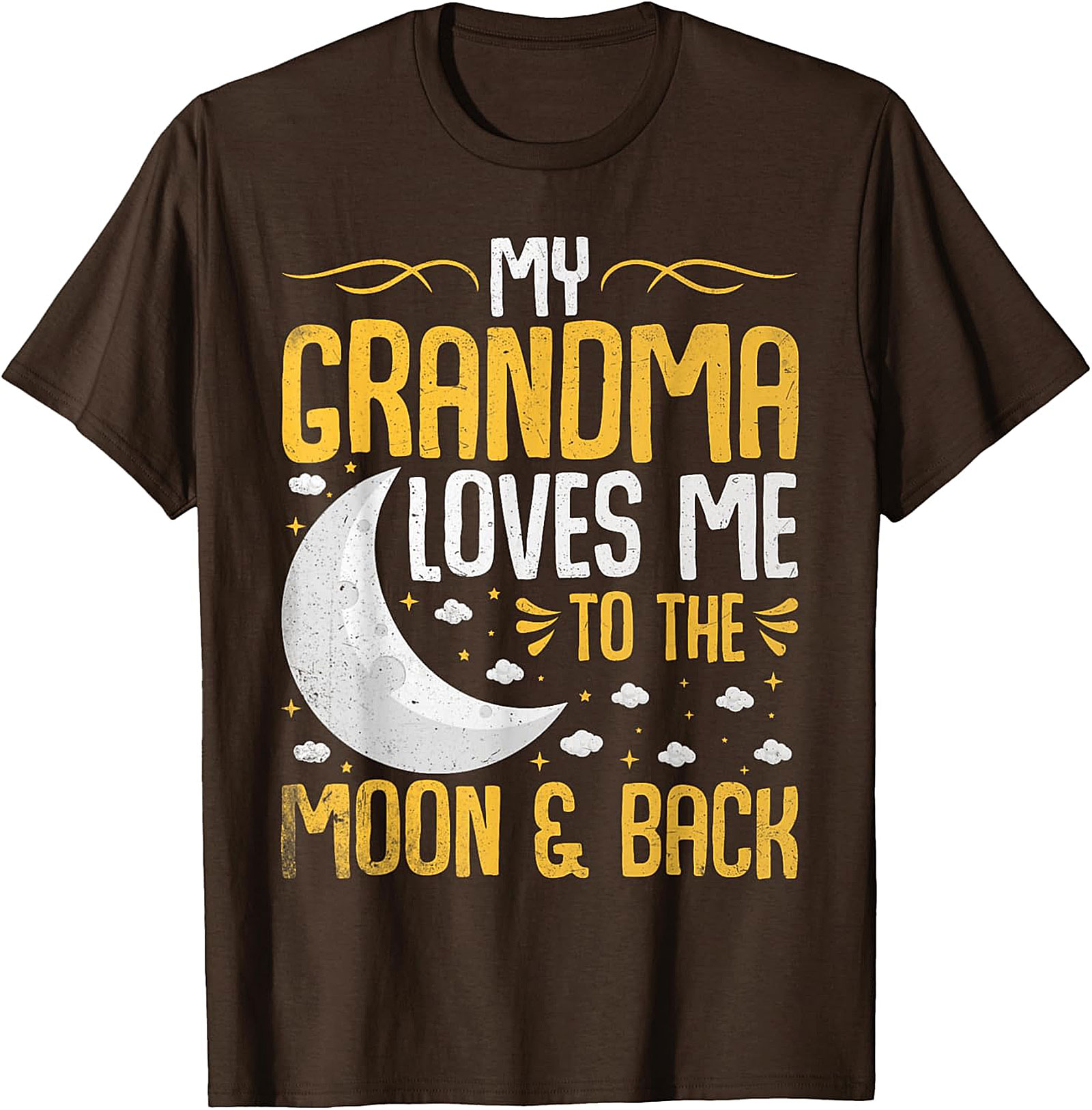  Grandma Loves Me To The Moon & Back T-Shirt | Soft Cotton Tee