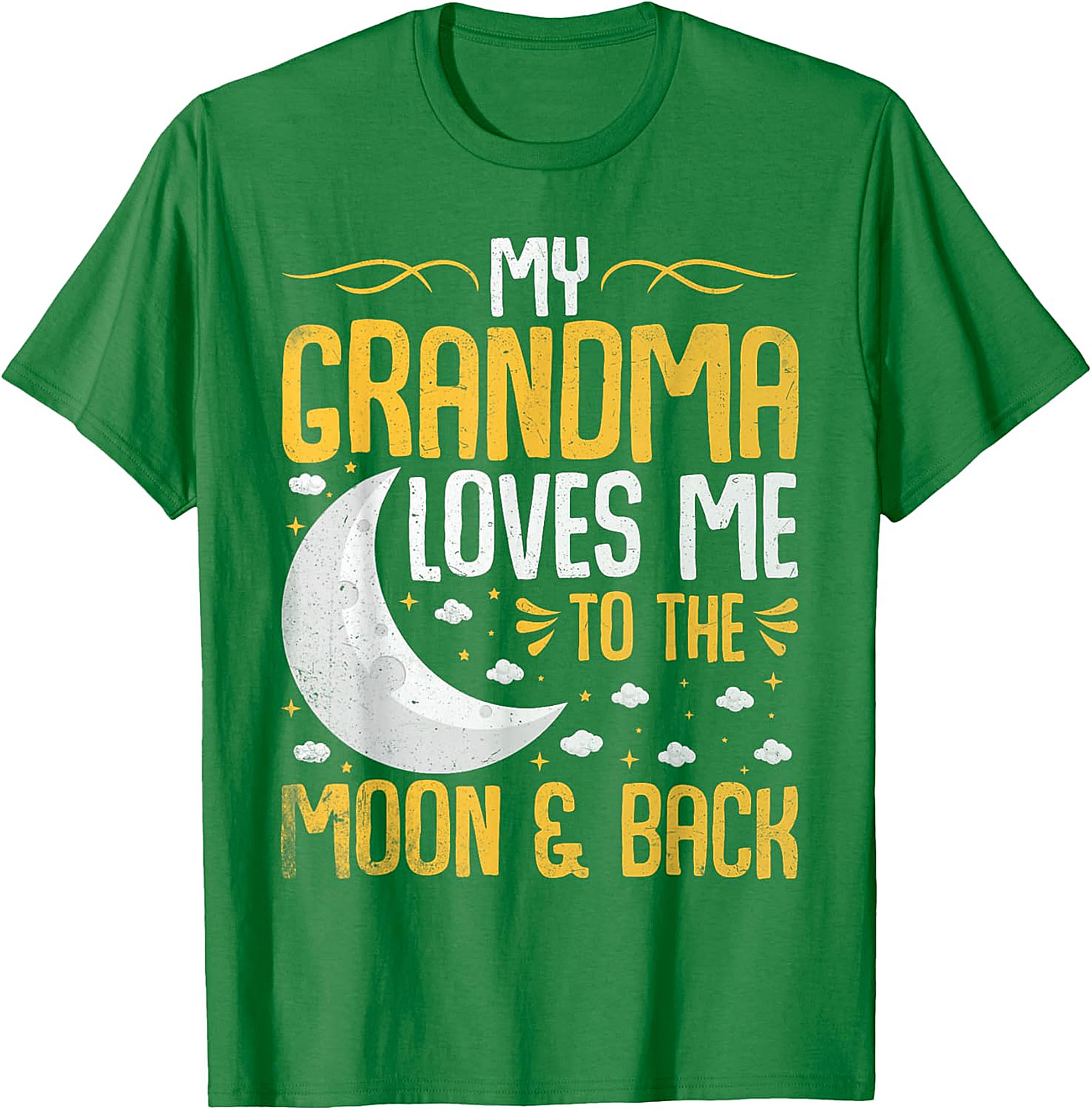  Grandma Loves Me To The Moon & Back T-Shirt | Soft Cotton Tee