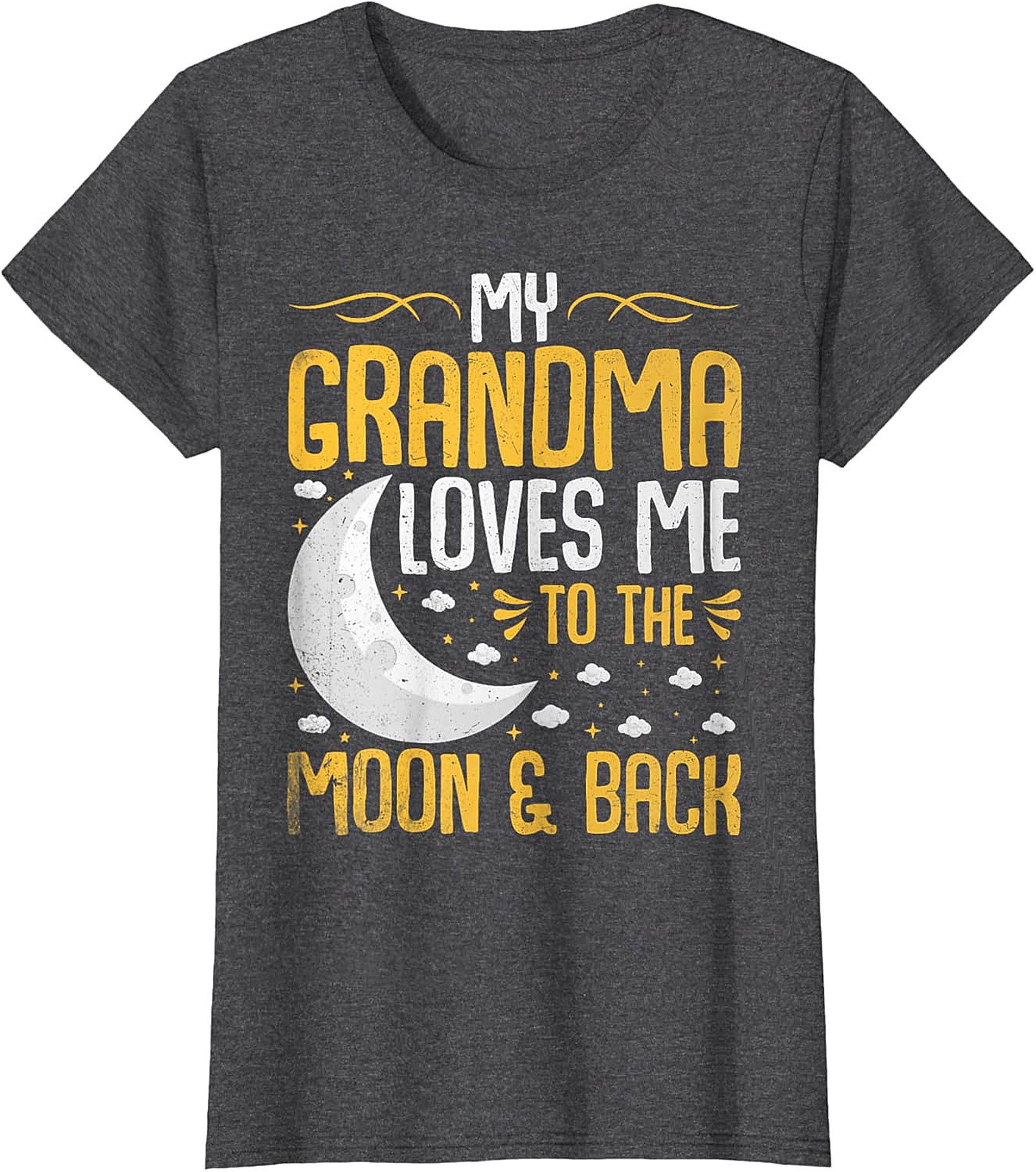  Grandma Loves Me To The Moon & Back T-Shirt | Soft Cotton Tee