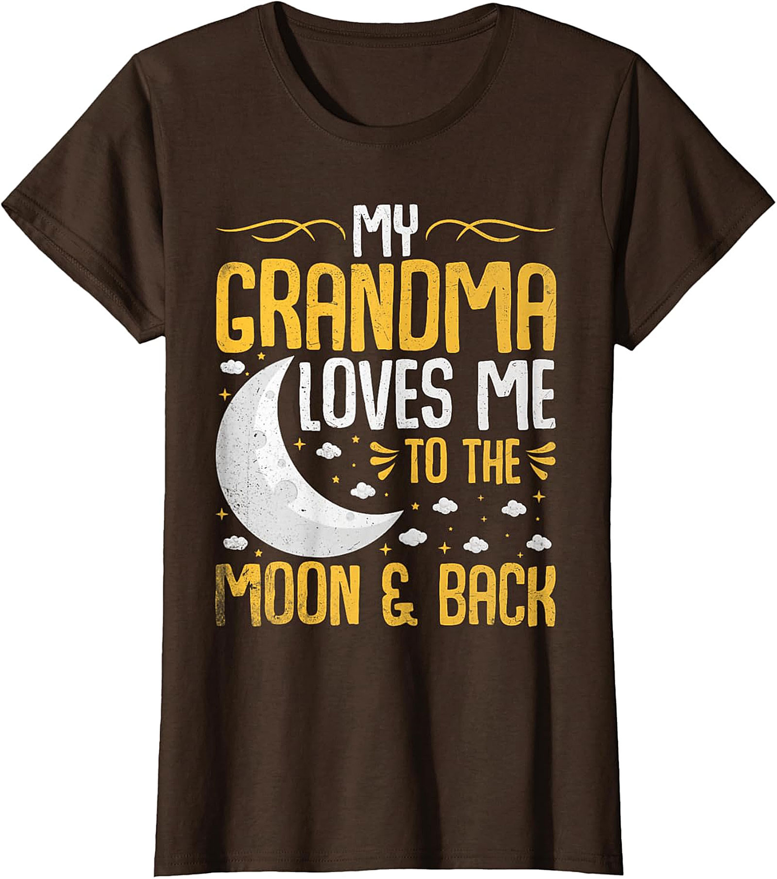  Grandma Loves Me To The Moon & Back T-Shirt | Soft Cotton Tee