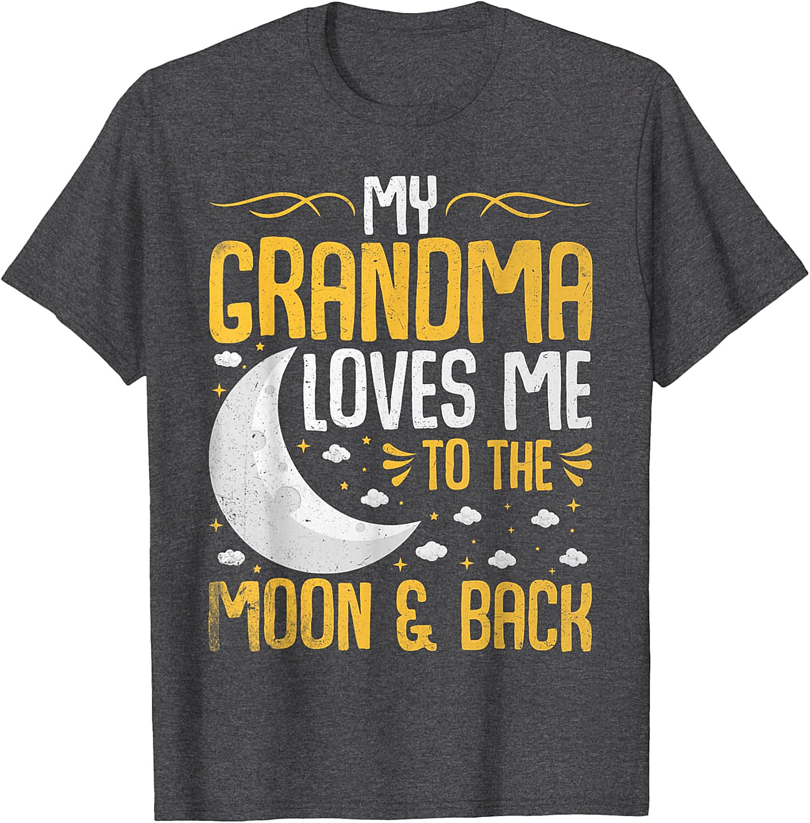  Grandma Loves Me To The Moon & Back T-Shirt | Soft Cotton Tee