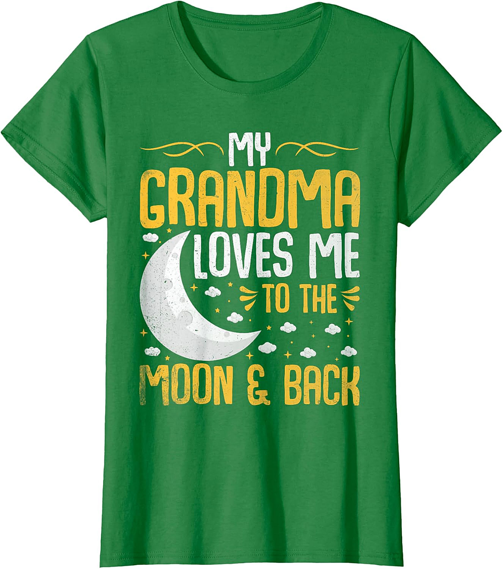  Grandma Loves Me To The Moon & Back T-Shirt | Soft Cotton Tee