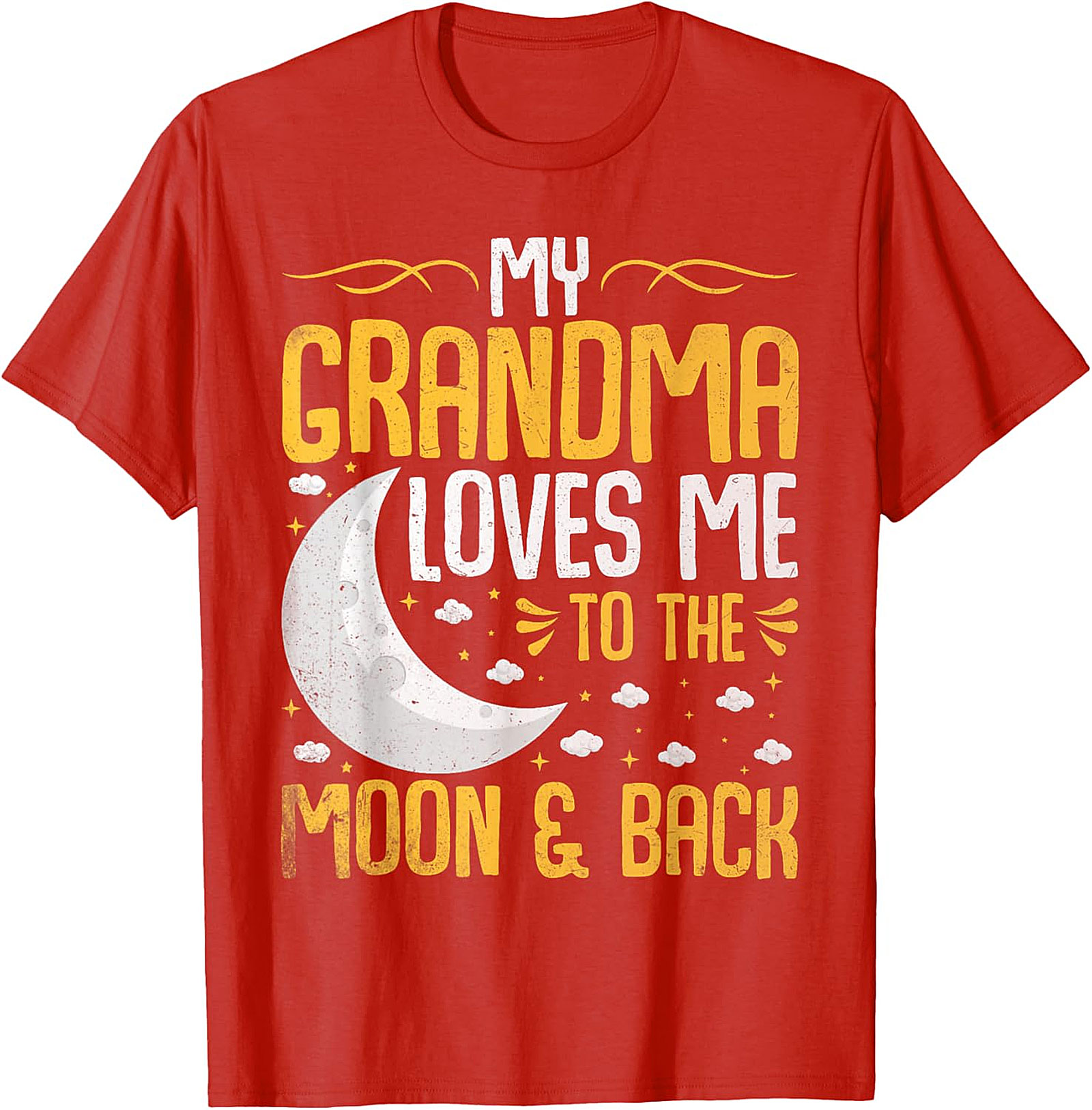  Grandma Loves Me To The Moon & Back T-Shirt | Soft Cotton Tee