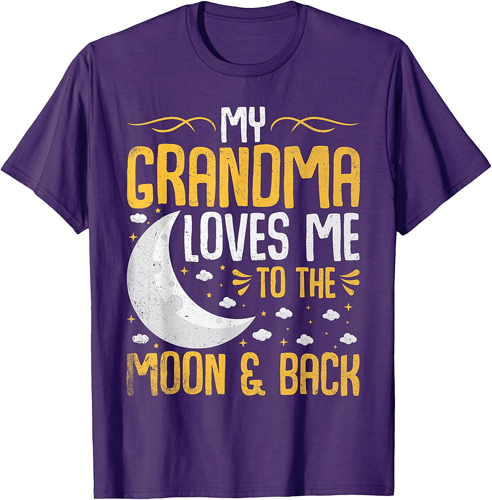  Grandma Loves Me To The Moon & Back T-Shirt | Soft Cotton Tee