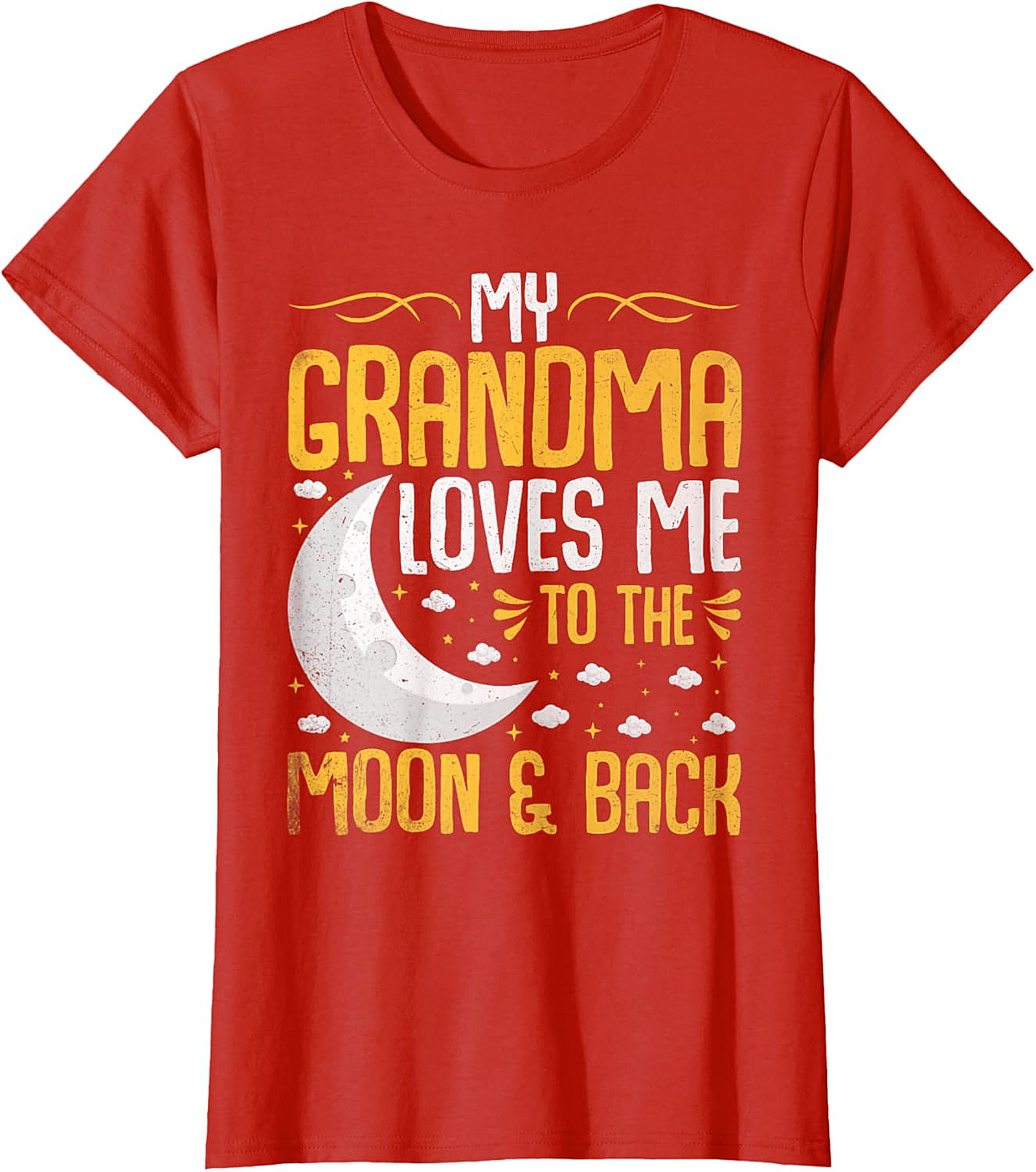  Grandma Loves Me To The Moon & Back T-Shirt | Soft Cotton Tee