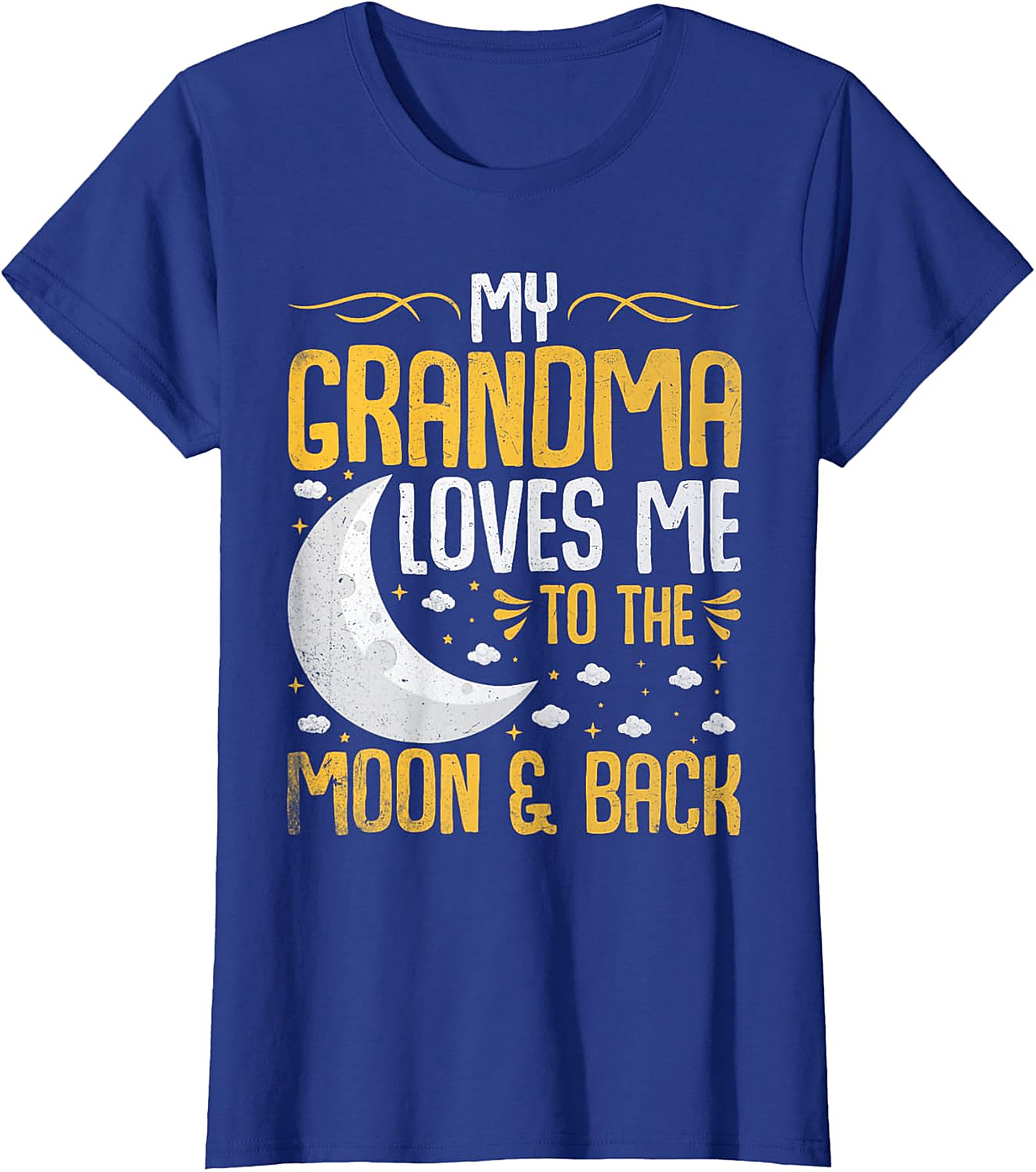  Grandma Loves Me To The Moon & Back T-Shirt | Soft Cotton Tee