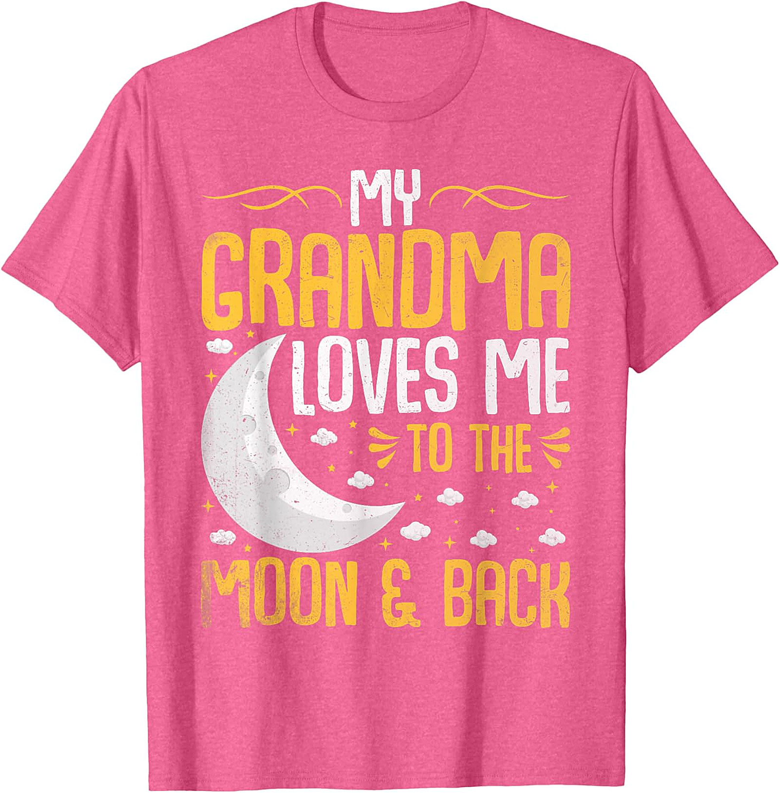  Grandma Loves Me To The Moon & Back T-Shirt | Soft Cotton Tee