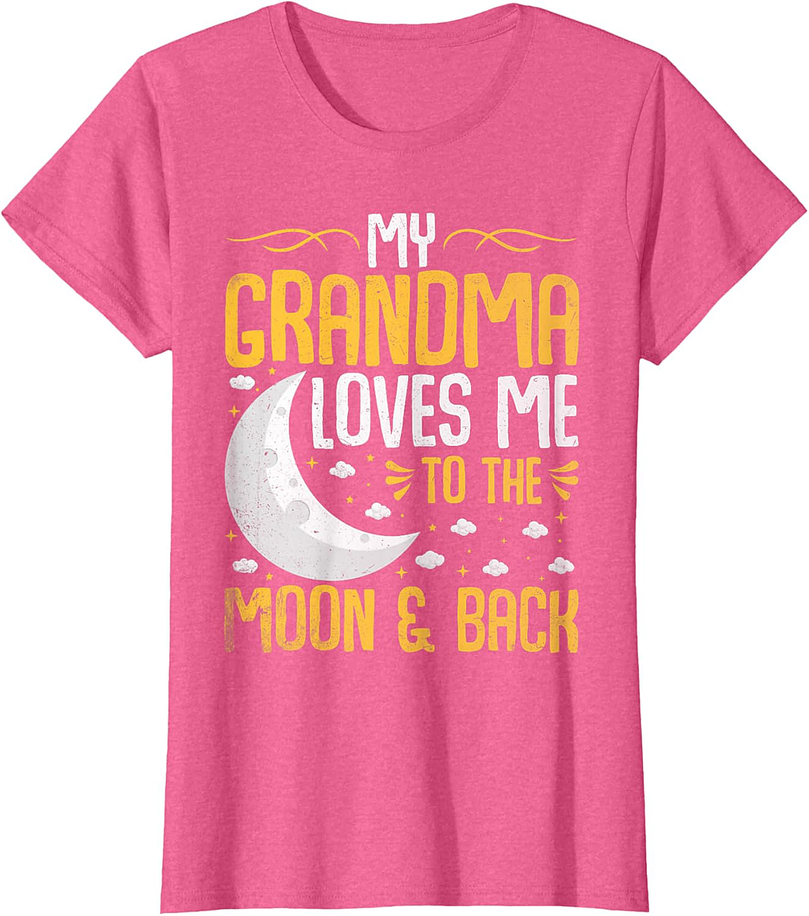  Grandma Loves Me To The Moon & Back T-Shirt | Soft Cotton Tee