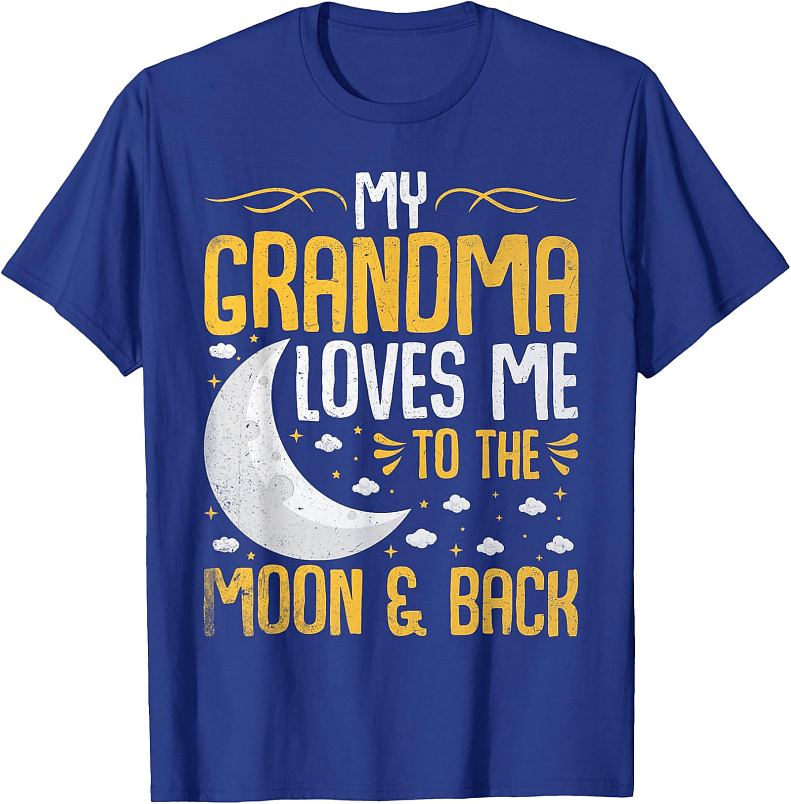  Grandma Loves Me To The Moon & Back T-Shirt | Soft Cotton Tee