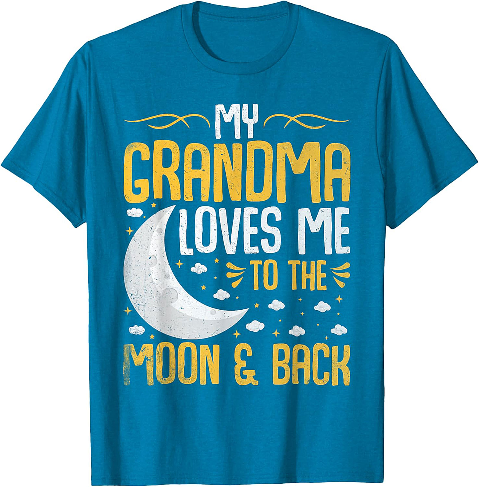 Grandma Loves Me To The Moon & Back T-Shirt | Soft Cotton Tee