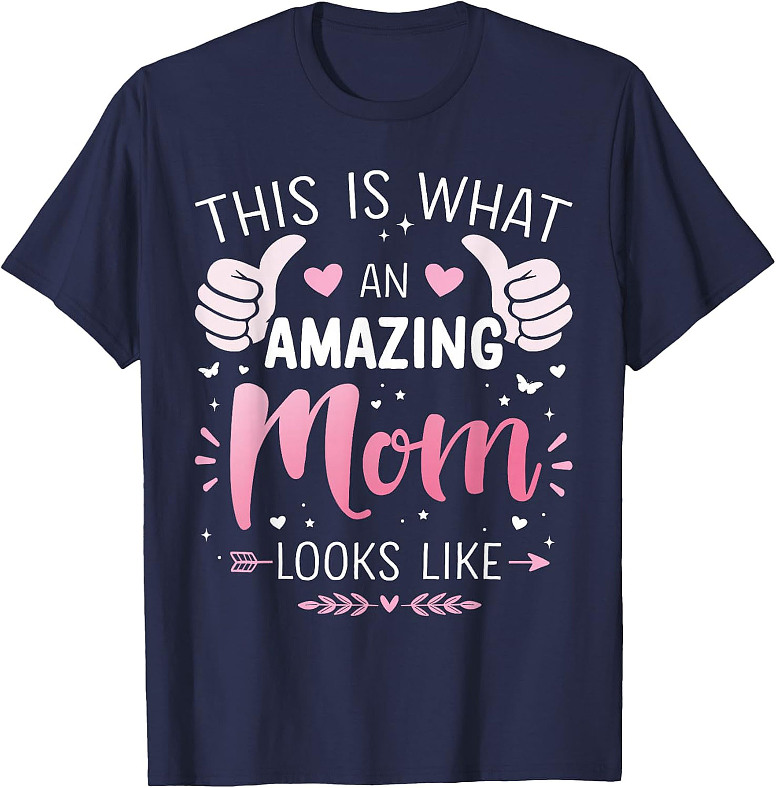 Amazing Mom T-shirt Soft Cotton Graphic Tee for Women