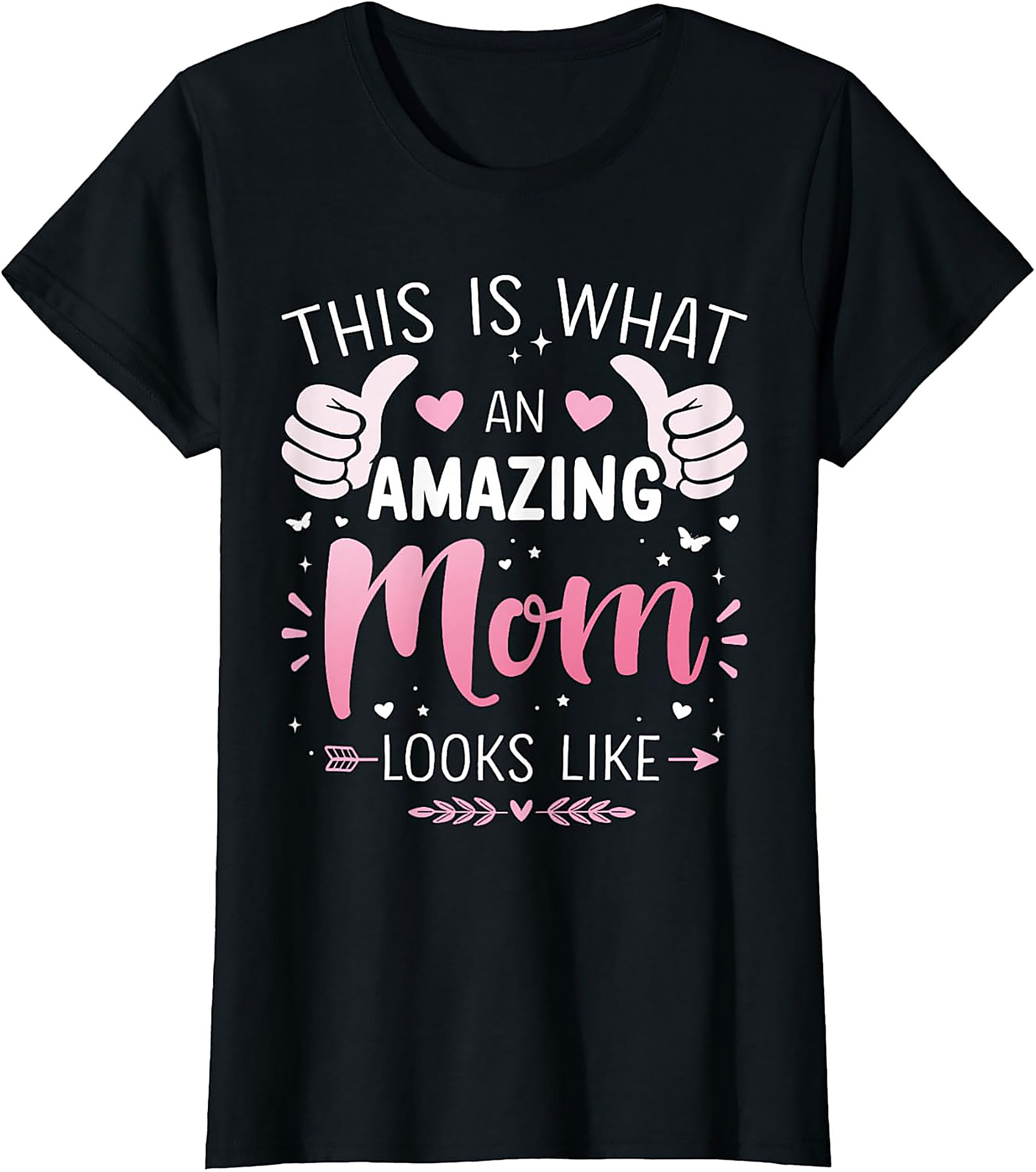 Amazing Mom T-shirt Soft Cotton Graphic Tee for Women