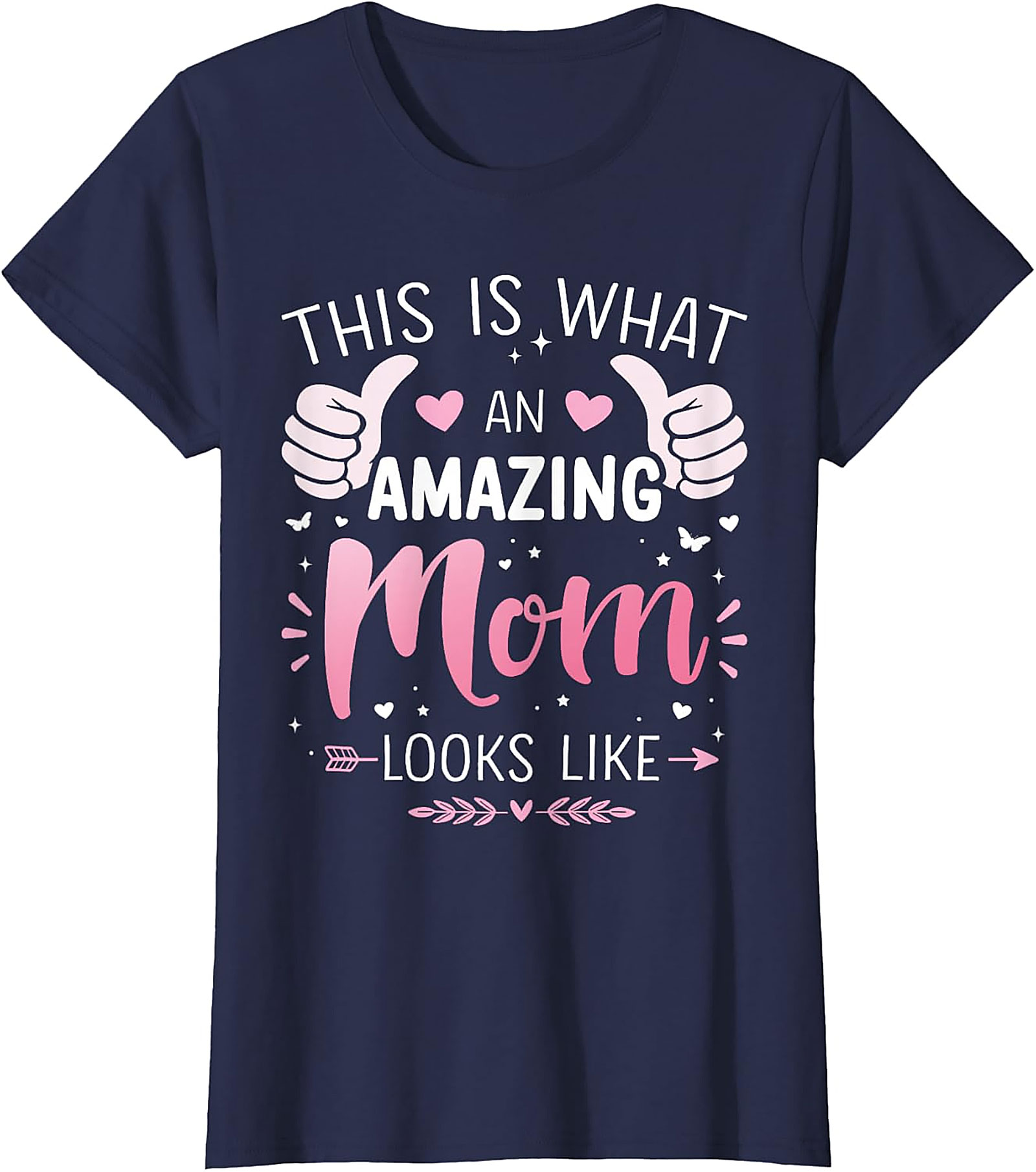 Amazing Mom T-shirt Soft Cotton Graphic Tee for Women